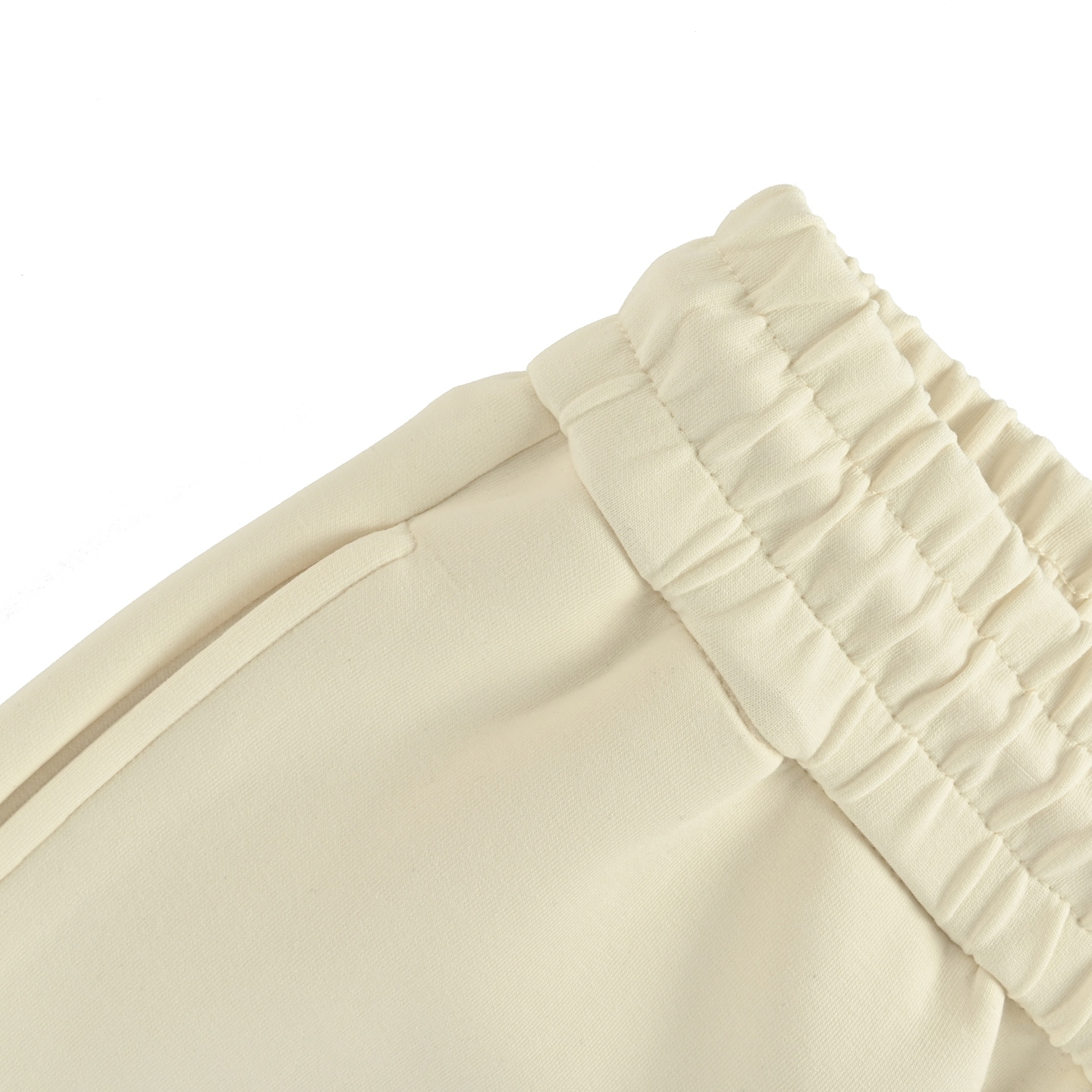 Fendi/芬迪 25ss 金标双F logo刺绣侧开网眼短裤杏色 黑色