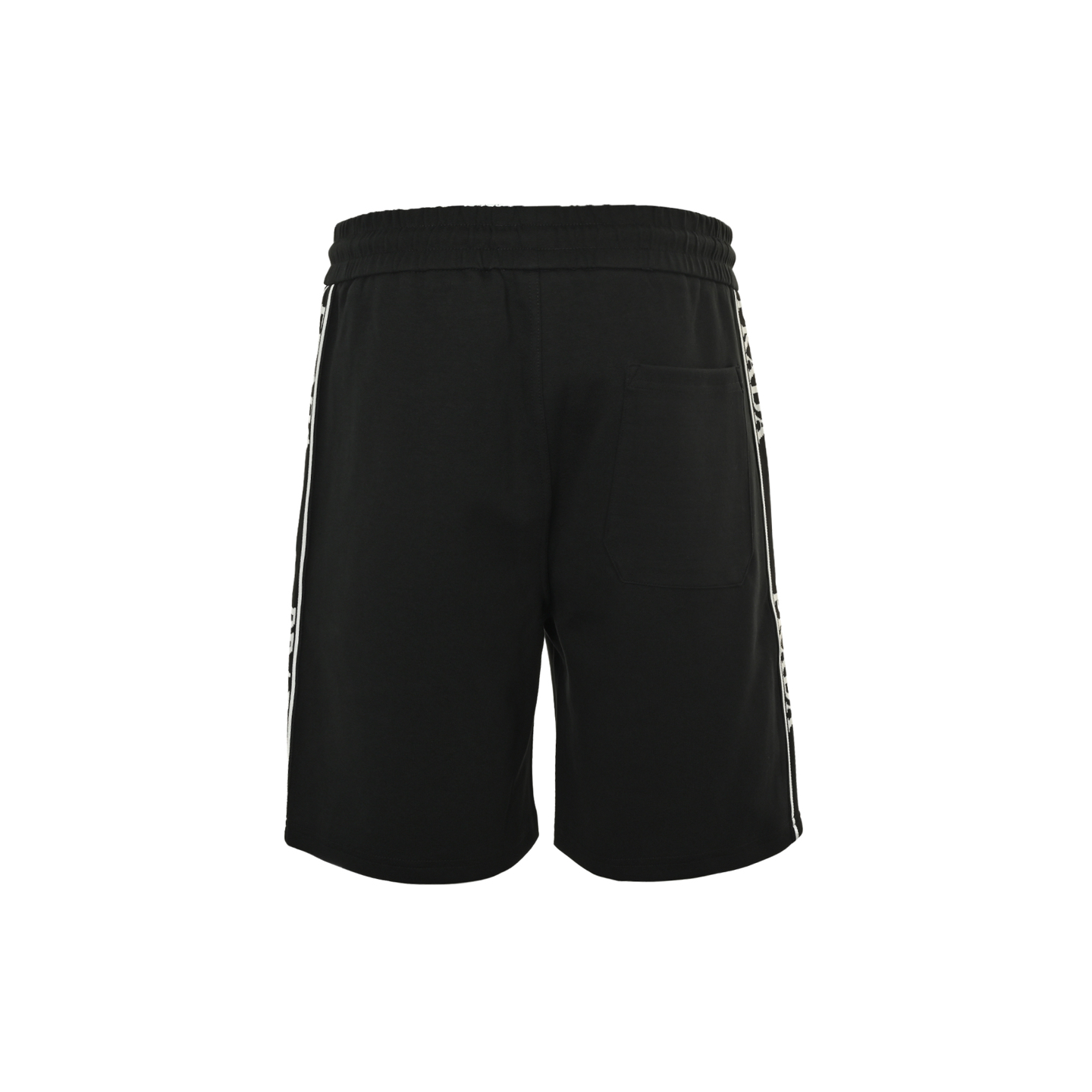 Prada/普拉达 25ss logo织带拼接三角标短裤 绿色 黑色