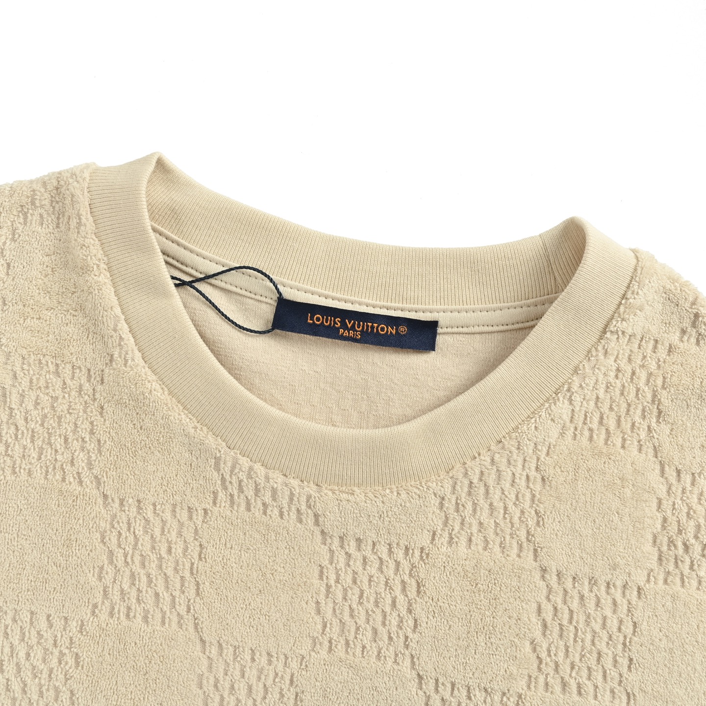 Louis Vuitton/路易威登 25ss 棋盘格毛巾提花短袖