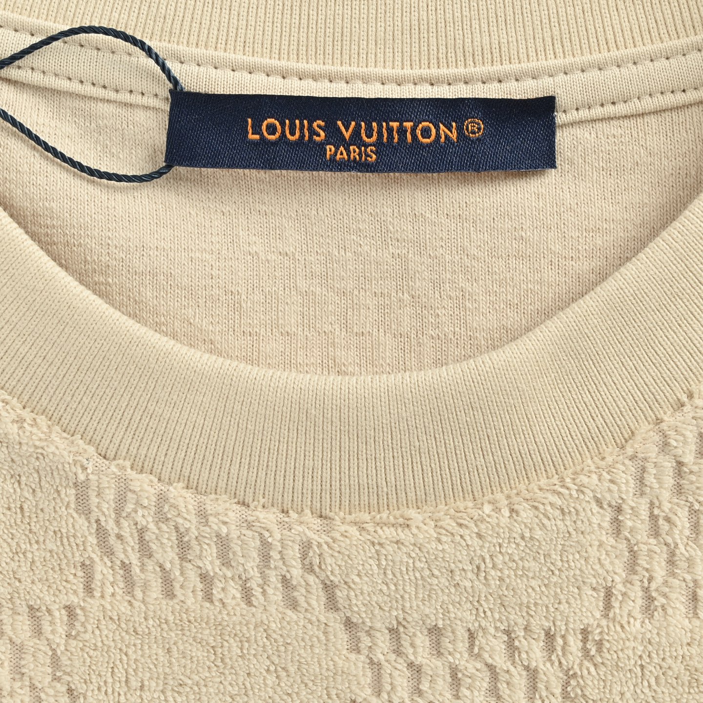 Louis Vuitton/路易威登 25ss 棋盘格毛巾提花短袖