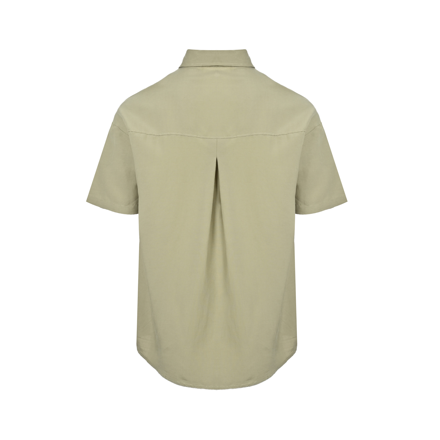 套装不单卖 Ralph Lauren/拉夫劳伦 亚麻套装短袖衬衫 米色 豆绿