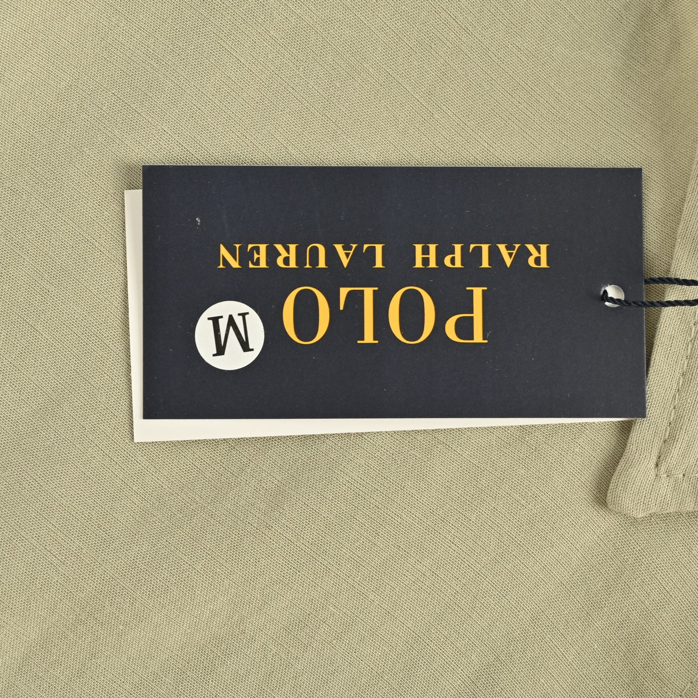 套装不单卖 Ralph Lauren/拉夫劳伦 亚麻套装短袖衬衫 米色 豆绿