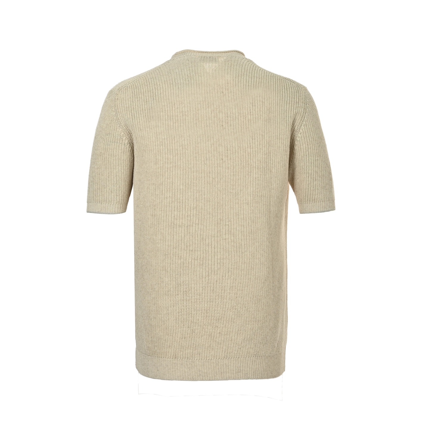 BRUNELLO CUCINELLI BC 纯色罗纹针织短袖