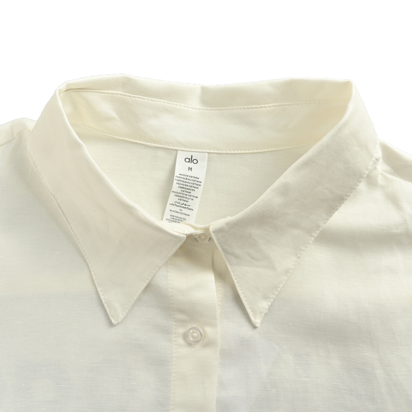 ALO 25ss 亚麻长袖衬衫-Chinese UA Cheap High Quatity Brand Clothes Bags handbags Sneakers wholesale wholesaler seller from China Factory suppliers Fashion Clothing Shoes best Quality Beautiful Price ALO 25ss 亚麻长袖衬衫