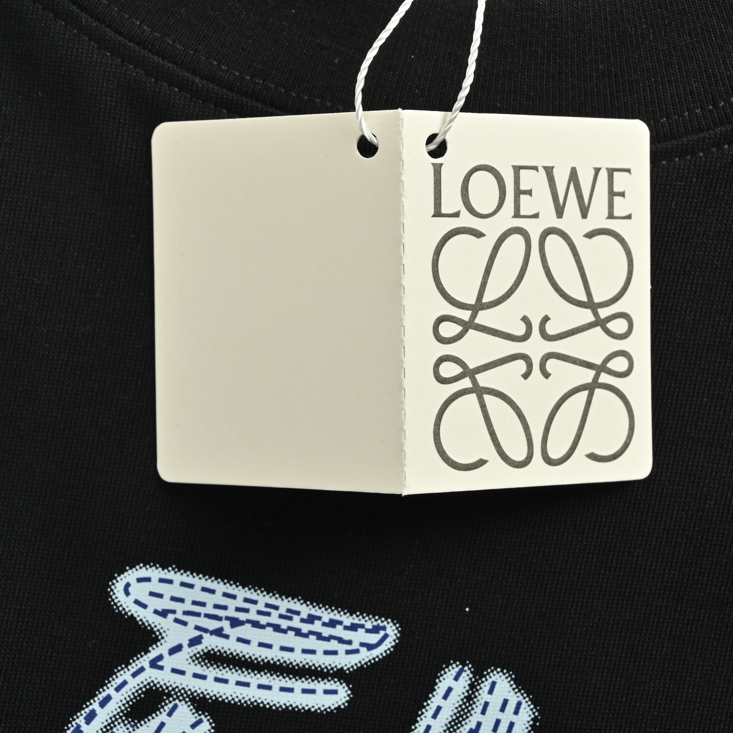 Loewe/罗意威 25ss 虚线四叶草印花短袖