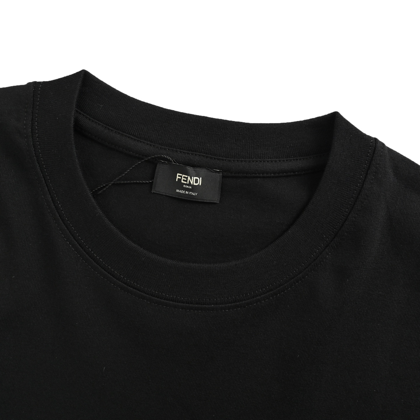 Fendi/芬迪 25ss FF彩标字母刺绣短袖