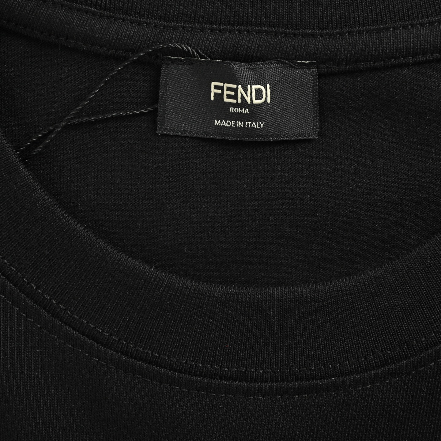 Fendi/芬迪 25ss FF彩标字母刺绣短袖