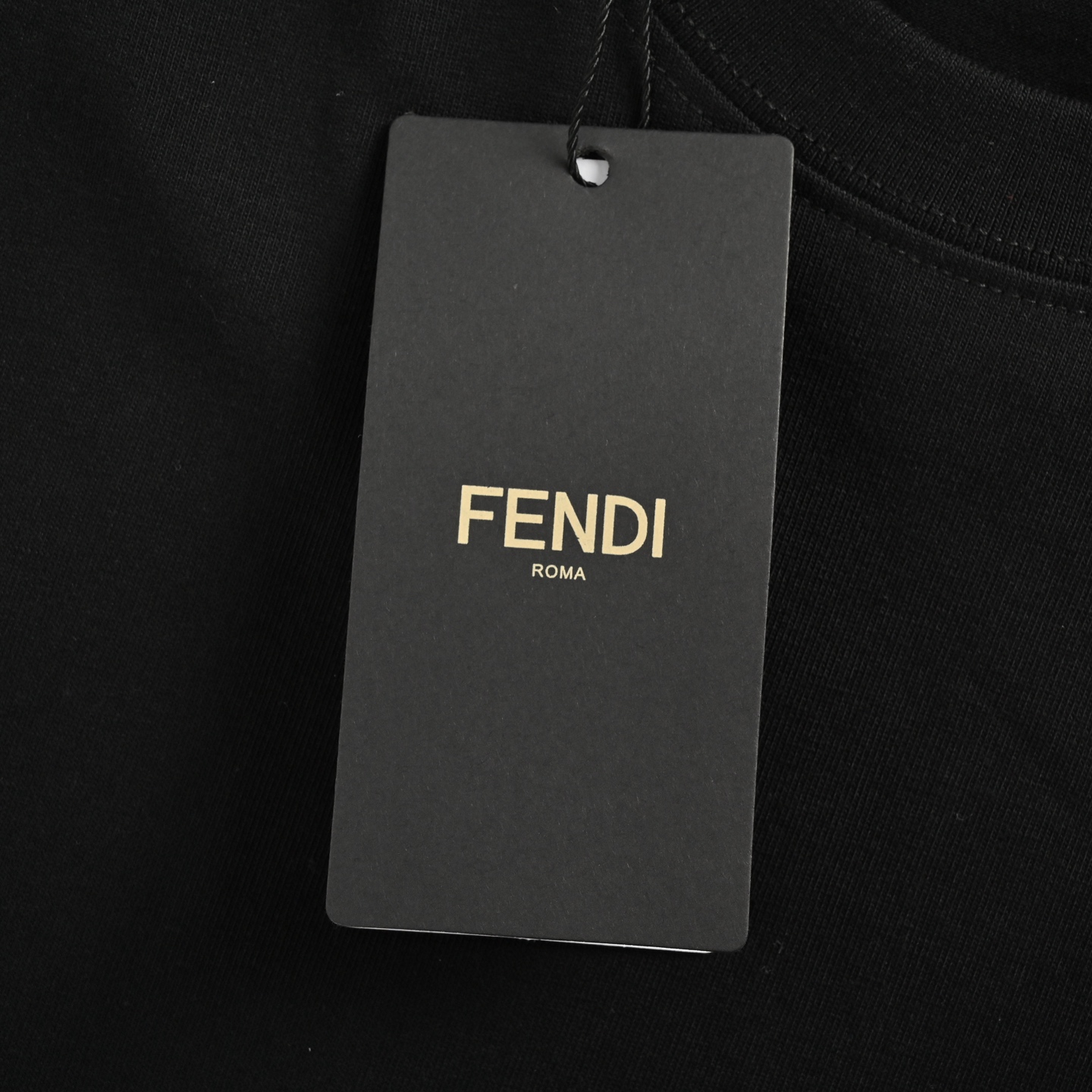 Fendi/芬迪 25ss FF彩标字母刺绣短袖