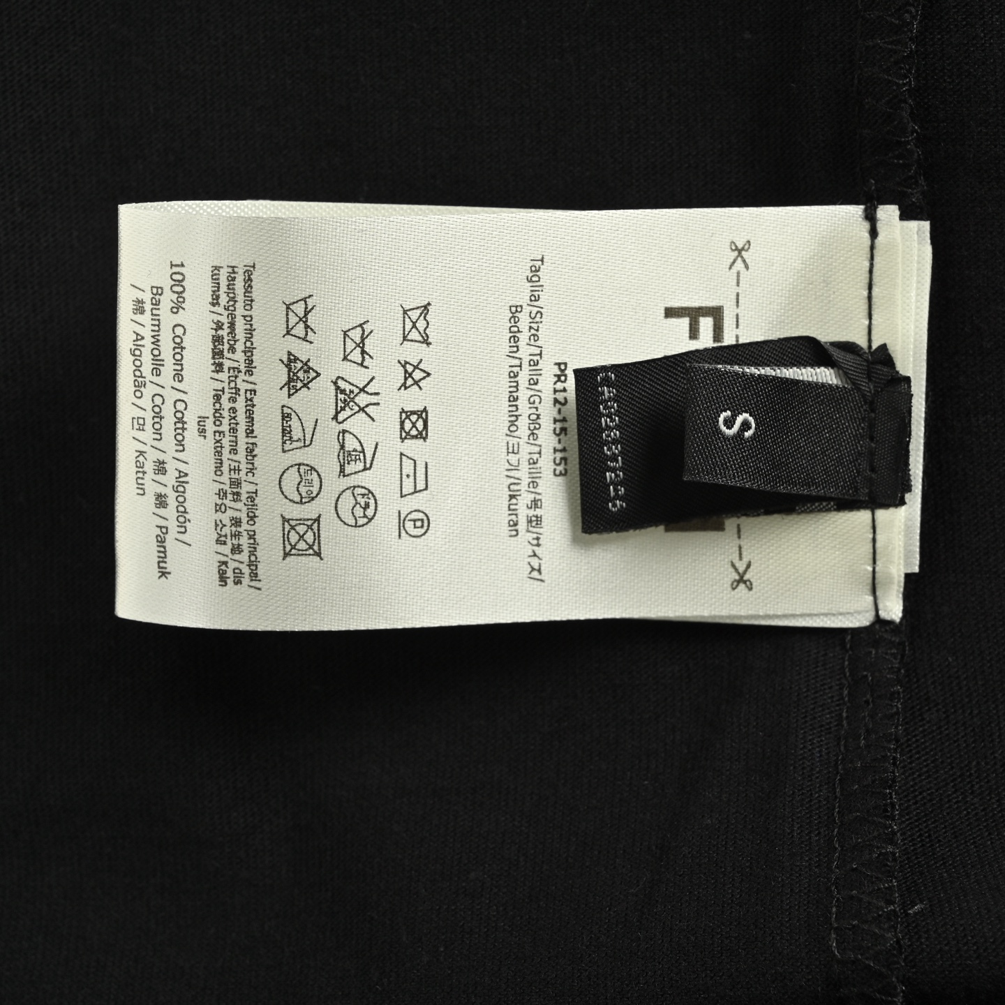 Fendi/芬迪 25ss FF彩标字母刺绣短袖