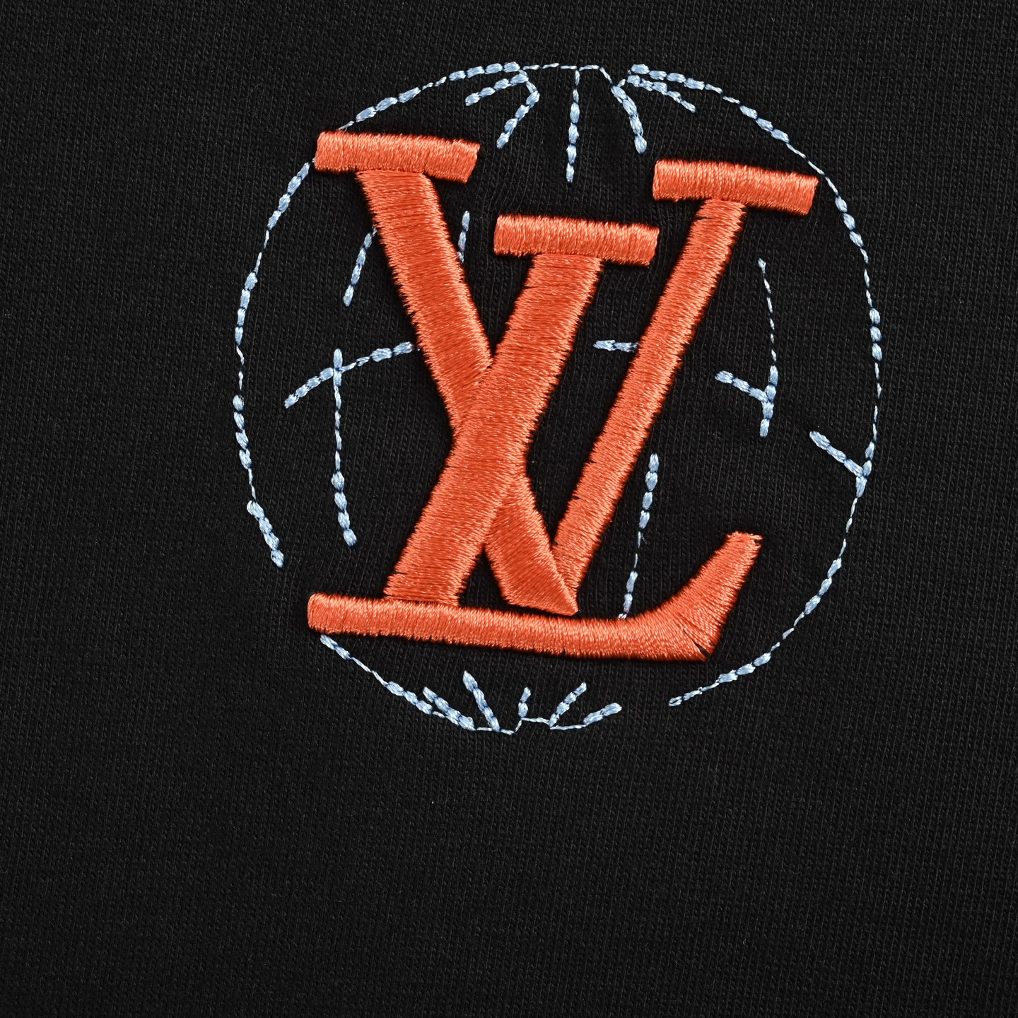 Louis Vuitton/路易威登 25ss 地球字母logo刺绣短袖