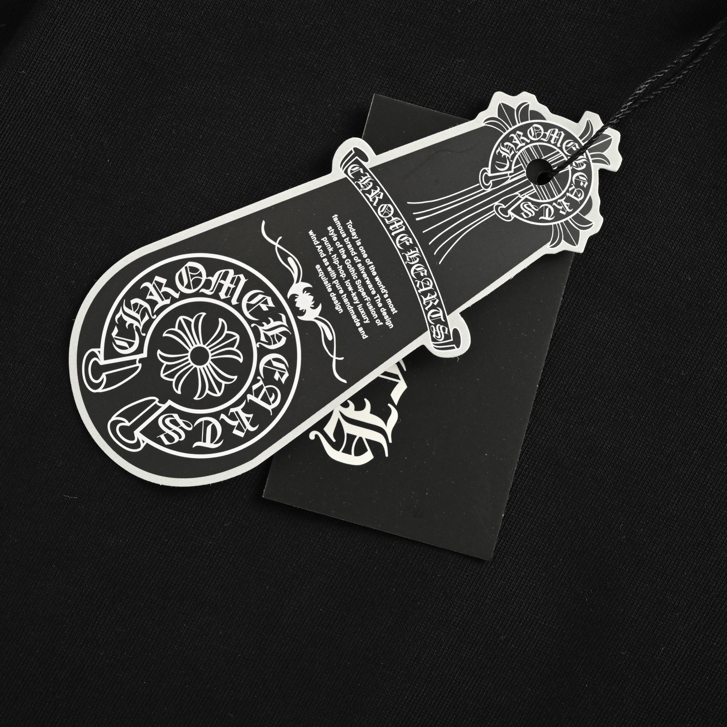 Chrome Hearts/克罗心 25ss 紫色马蹄刺绣短袖 黑色/白色