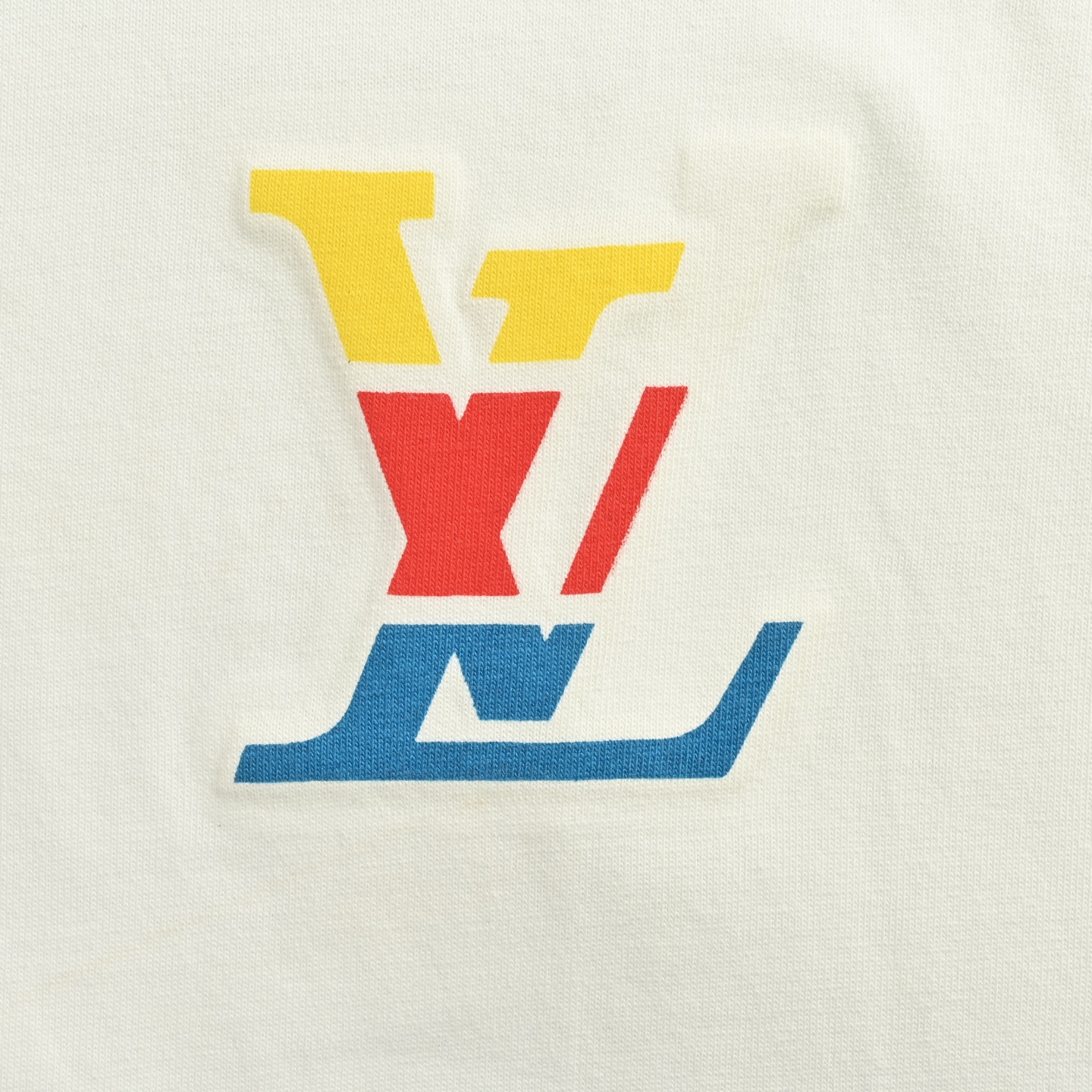 Louis Vuitton/路易威登 美洲杯彩拼字刺绣短袖