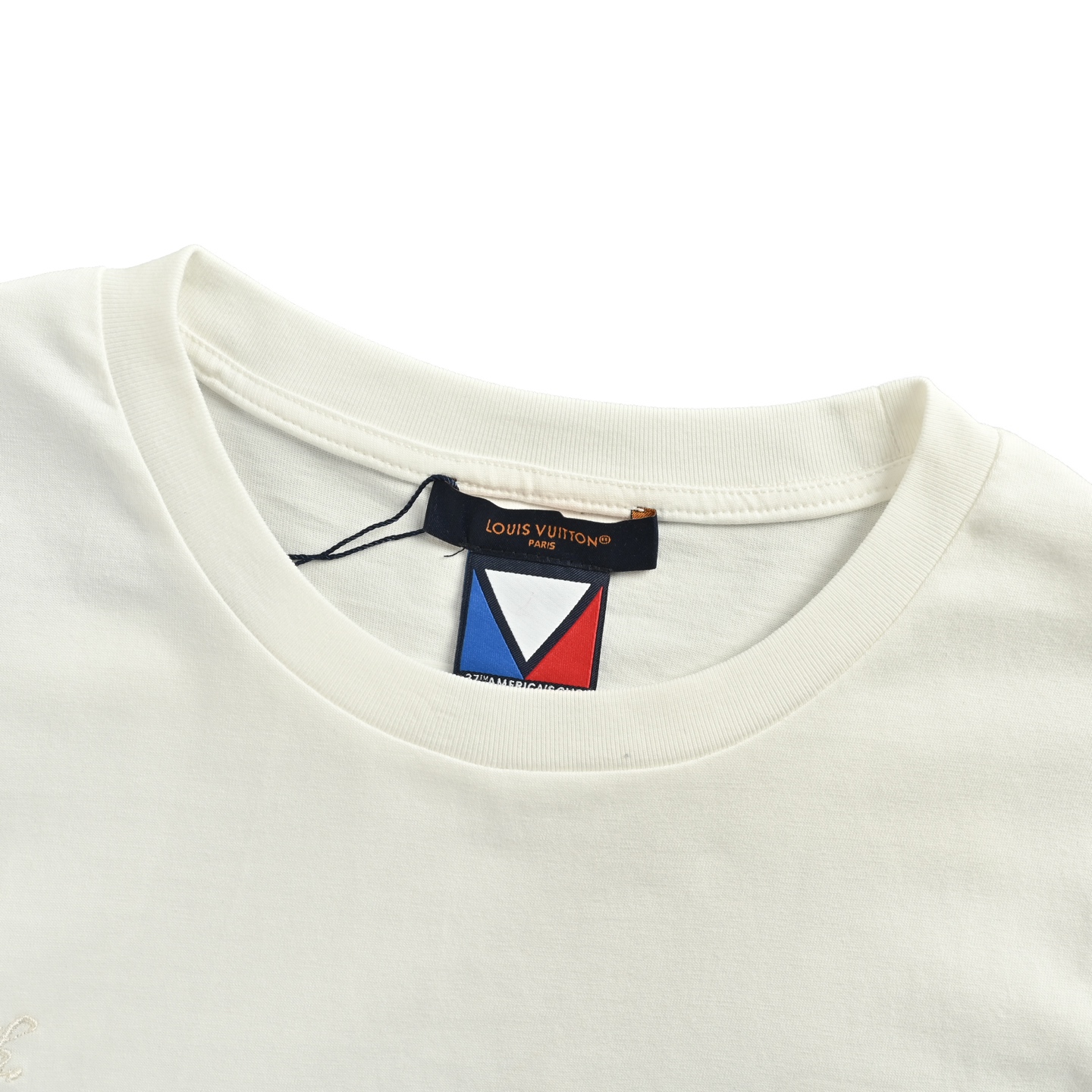 Louis Vuitton/路易威登 美洲杯彩拼字刺绣短袖