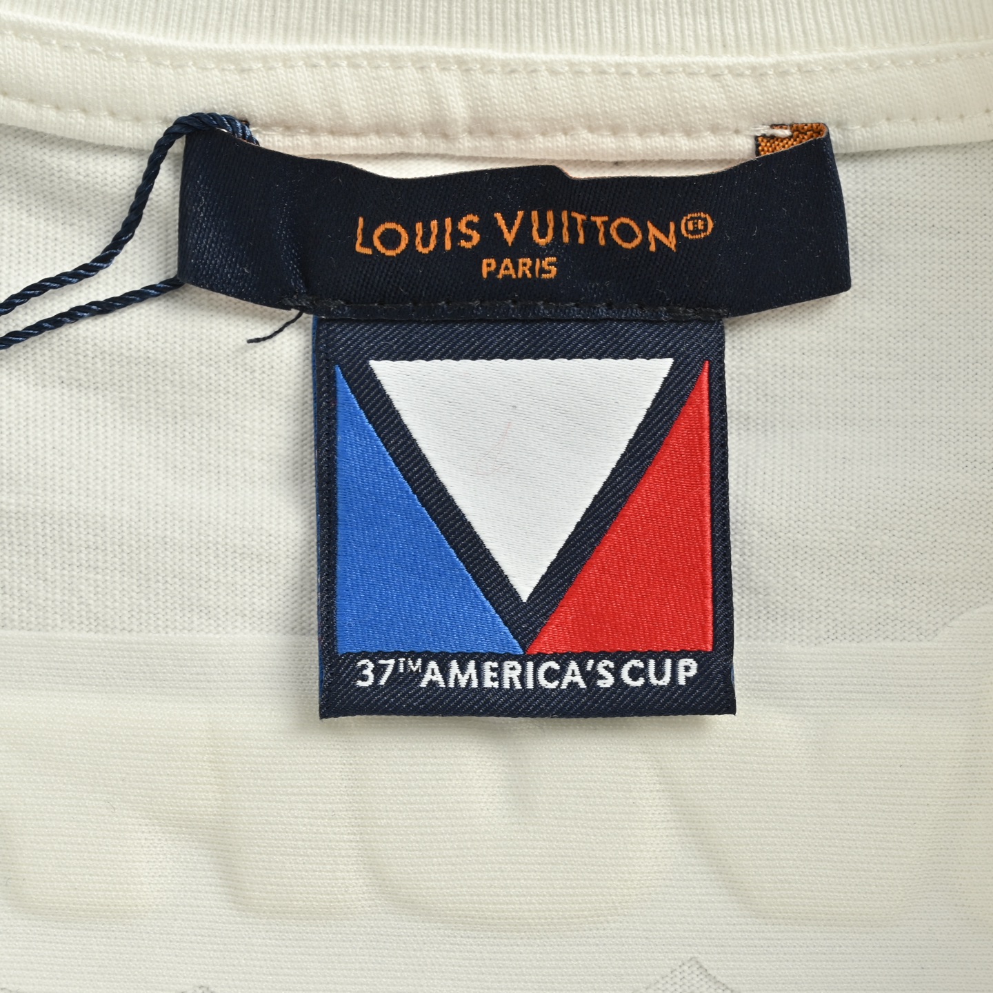 Louis Vuitton/路易威登 美洲杯彩拼字刺绣短袖