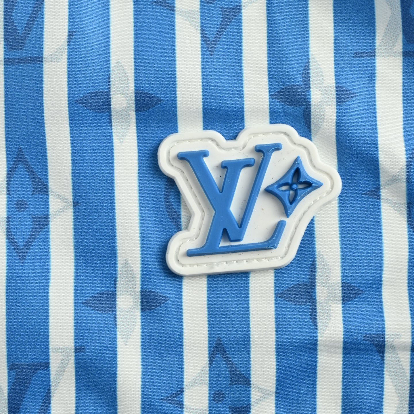 Louis Vuitton/路易威登 25ss 蓝色竖条纹沙滩短裤