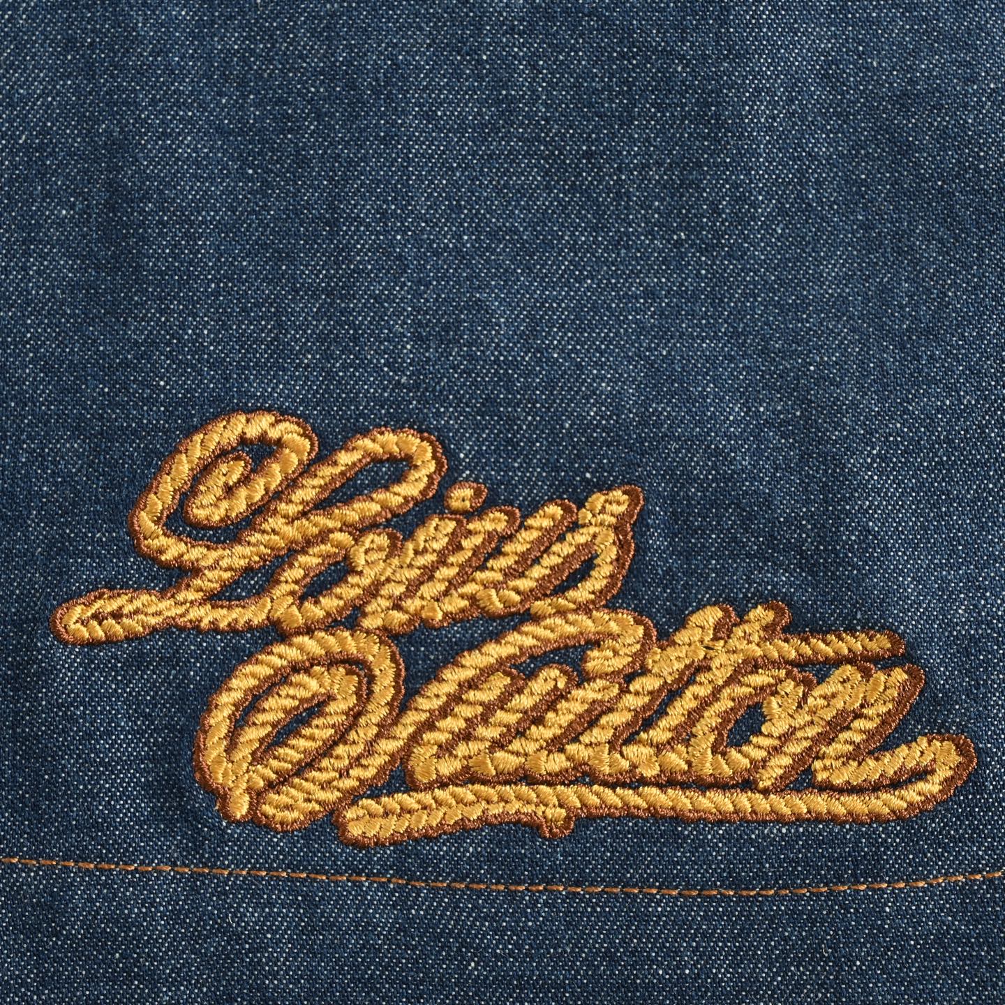 Louis Vuitton/路易威登 25ss 麻绳刺绣套装牛仔短裤