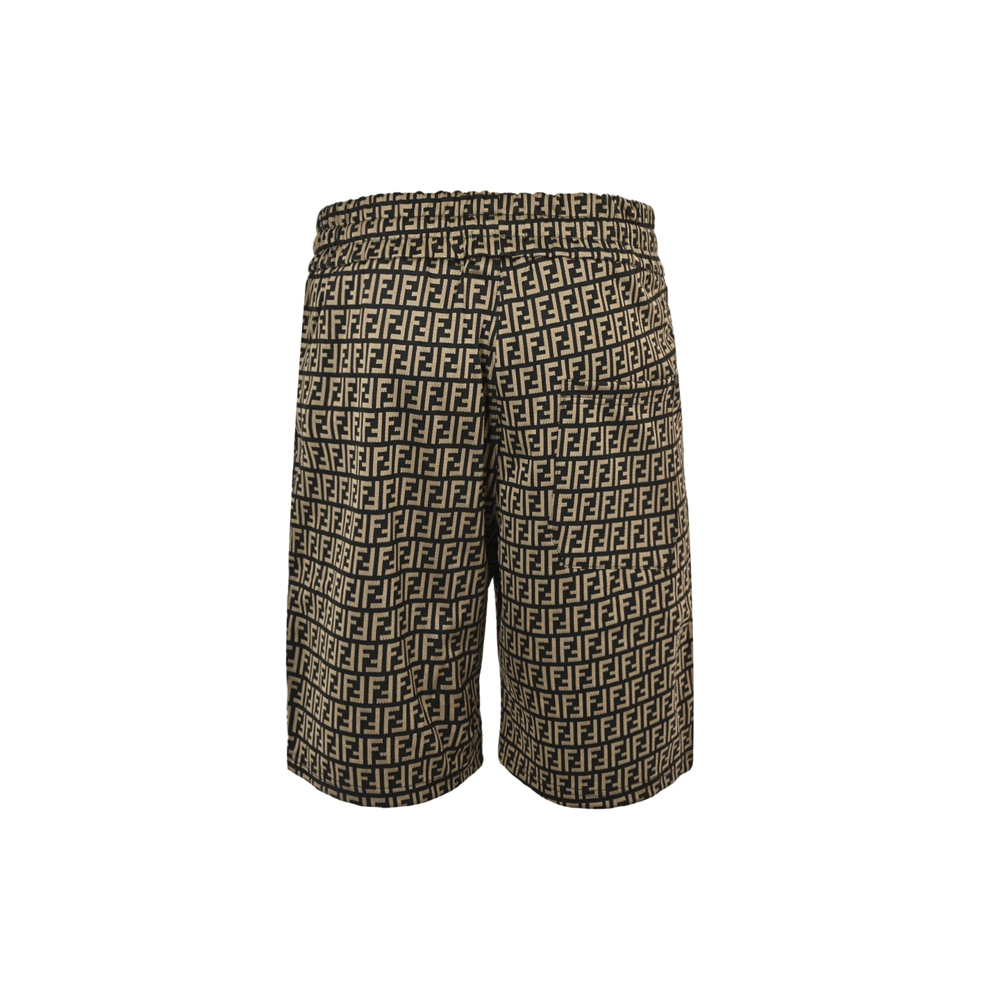 Fendi/芬迪 25ss 双F满印提花短裤 卡其 黑色
