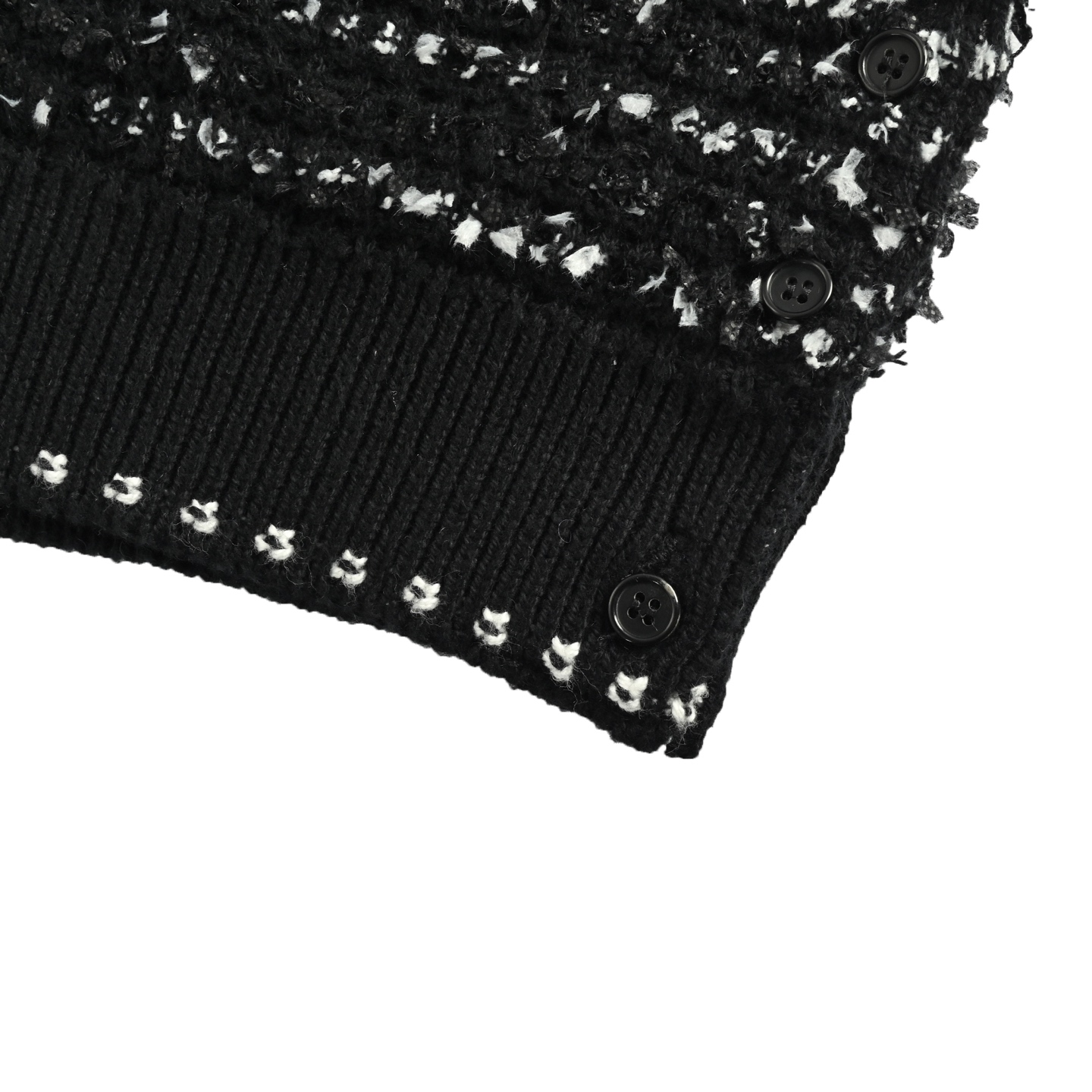 Thom Browne/汤姆布朗 TB 粗呢提花Polo短袖