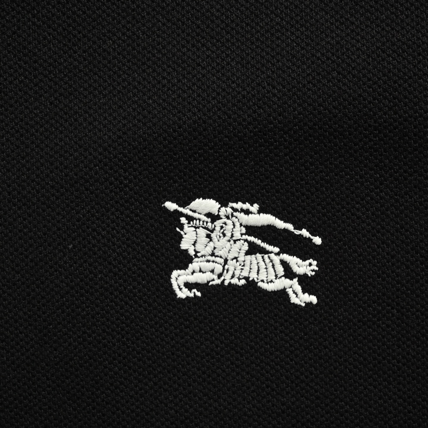 Burberry/巴宝莉 25ss 战马小标刺绣Polo短袖黑色 白色 军绿