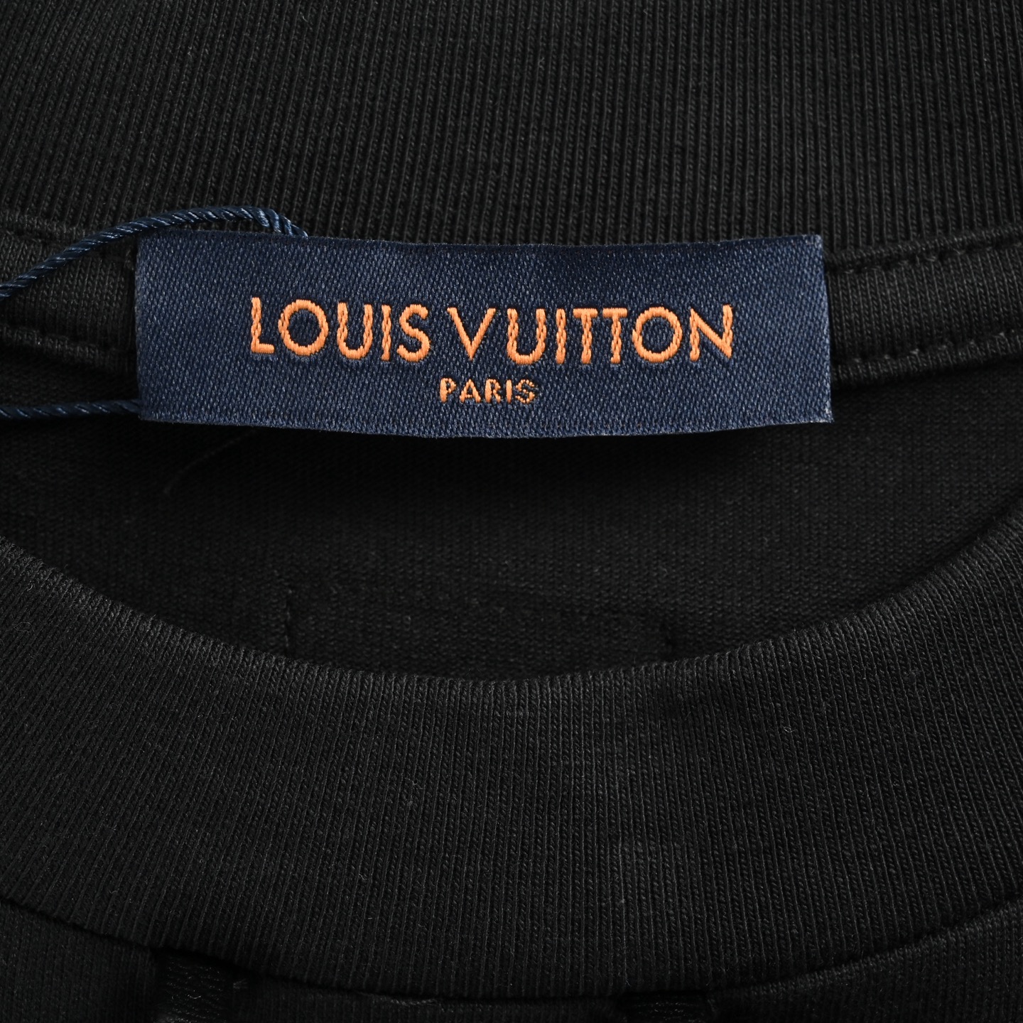 Louis Vuitton/路易威登 25ss 链条字母标识印象短袖 黑色 白色