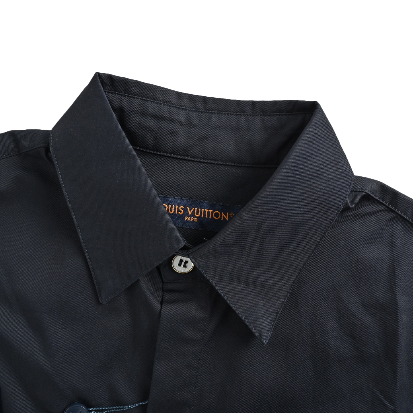 Louis Vuitton/路易威登 25ss 口袋老花浮雕短袖衬衫