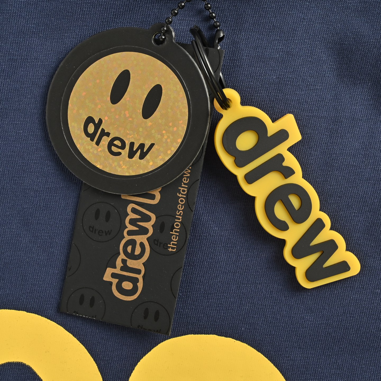 Drew House Good字母笑脸印花短 高克重280克双纱纯棉面料 藏蓝 白色-莆田鞋,莆田鞋货源,高仿鞋,高仿鞋货源,安福档口,莆田高仿鞋,莆田鞋批发,高仿鞋批发,莆田高仿运动鞋,高仿运动鞋,莆田运动鞋 Drew House Good字母笑脸印花短 高克重280克双纱纯棉面料 藏蓝 白色