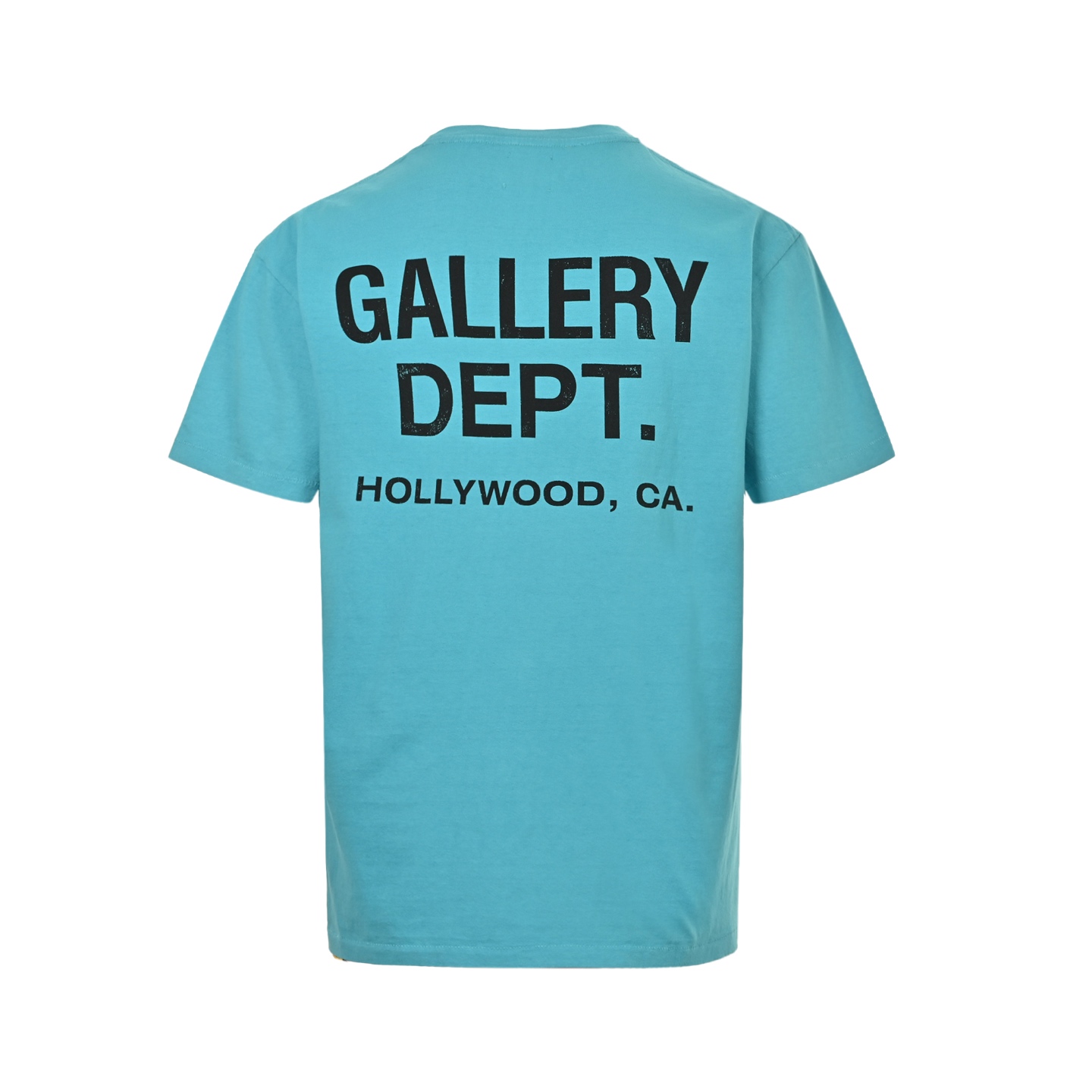 Gallery Dept 25ss 湖蓝黑英文印花短袖-Chinese UA Cheap High Quatity Brand Clothes Bags handbags Sneakers wholesale wholesaler seller from China Factory suppliers Fashion Clothing Shoes best Quality Beautiful Price Gallery Dept 25ss 湖蓝黑英文印花短袖