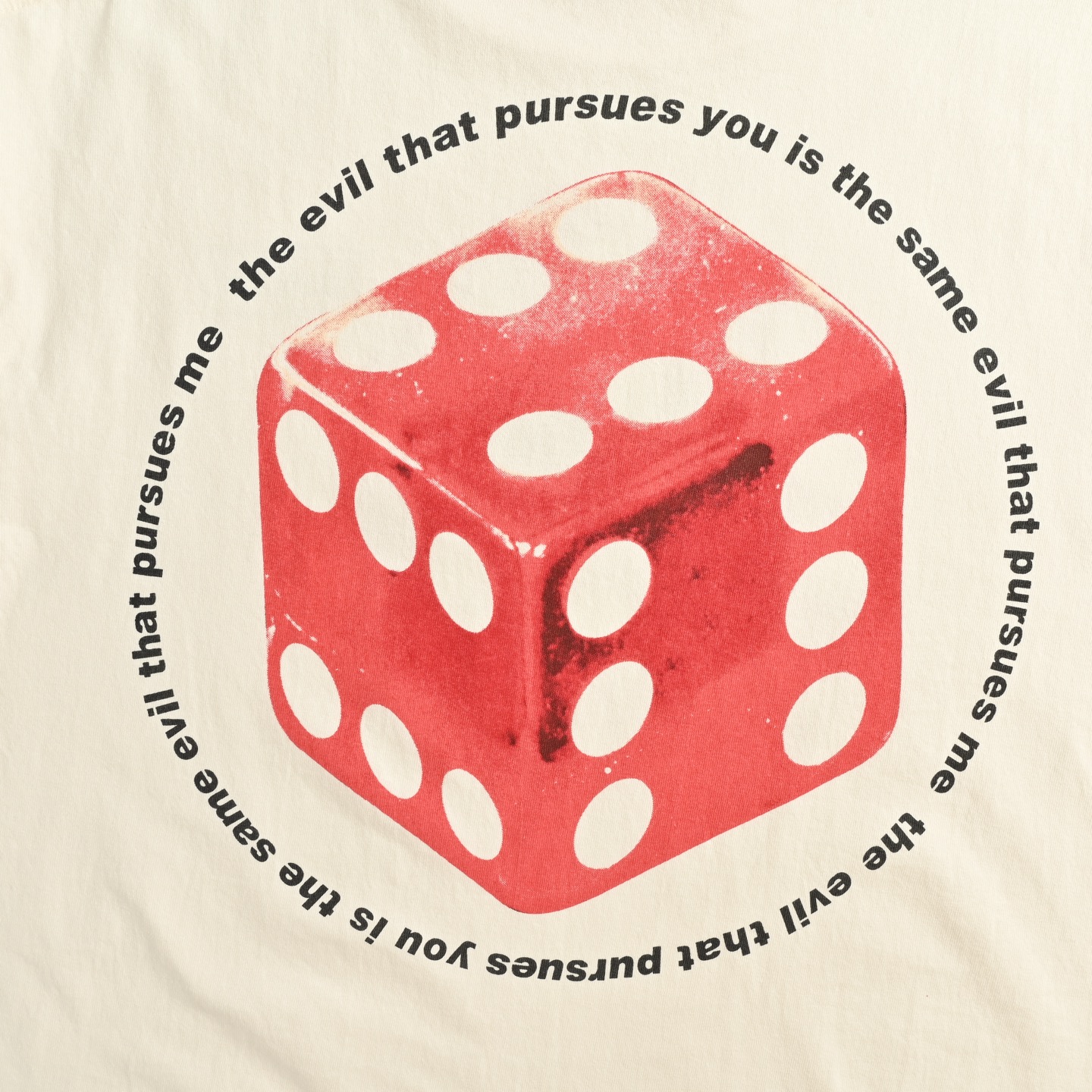 SAINT MICHAEL 25ss 骰子字母印花短袖-Chinese UA Cheap High Quatity Brand Clothes Bags handbags Sneakers wholesale wholesaler seller from China Factory suppliers Fashion Clothing Shoes best Quality Beautiful Price SAINT MICHAEL 25ss 骰子字母印花短袖