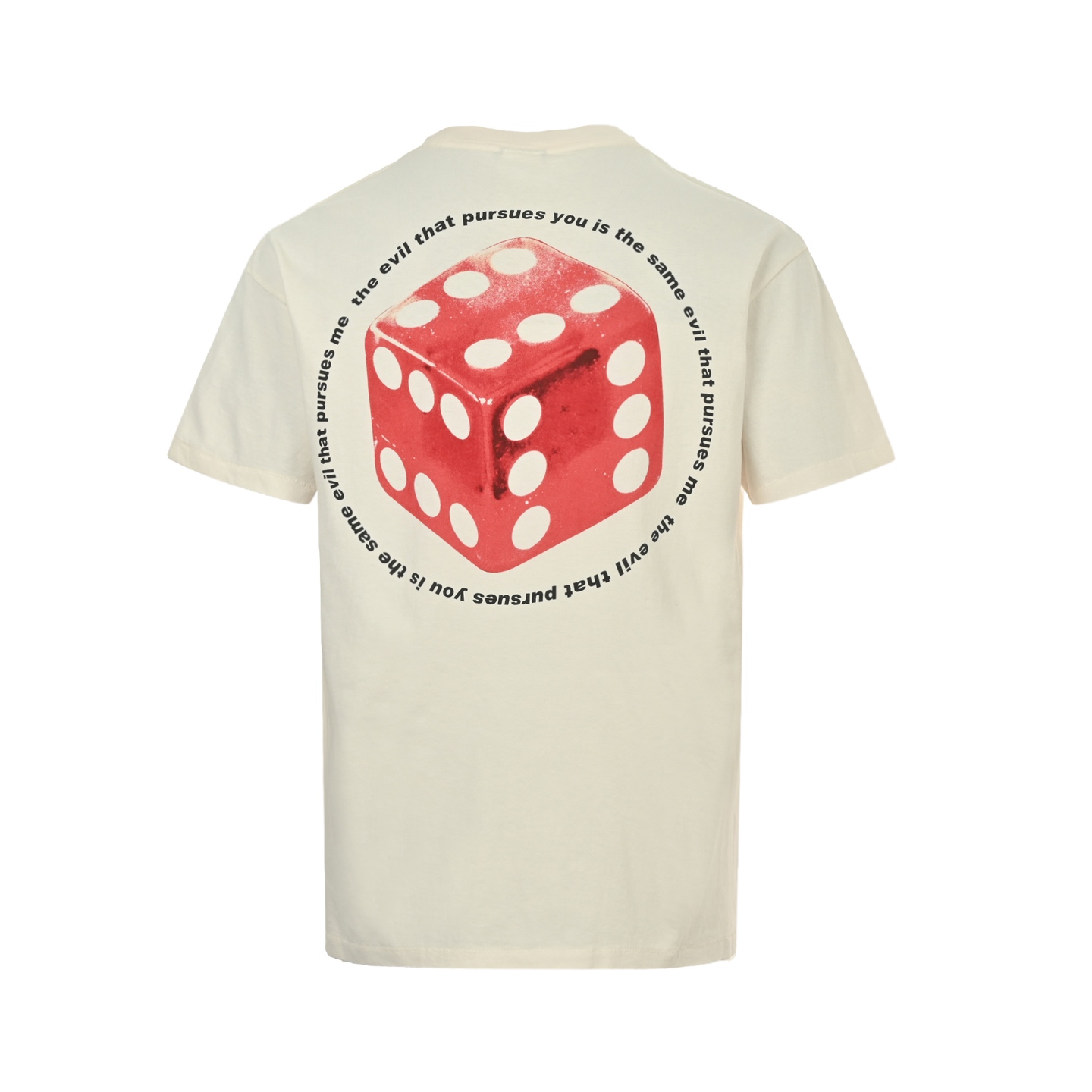 SAINT MICHAEL 25ss 骰子字母印花短袖-Chinese UA Cheap High Quatity Brand Clothes Bags handbags Sneakers wholesale wholesaler seller from China Factory suppliers Fashion Clothing Shoes best Quality Beautiful Price SAINT MICHAEL 25ss 骰子字母印花短袖