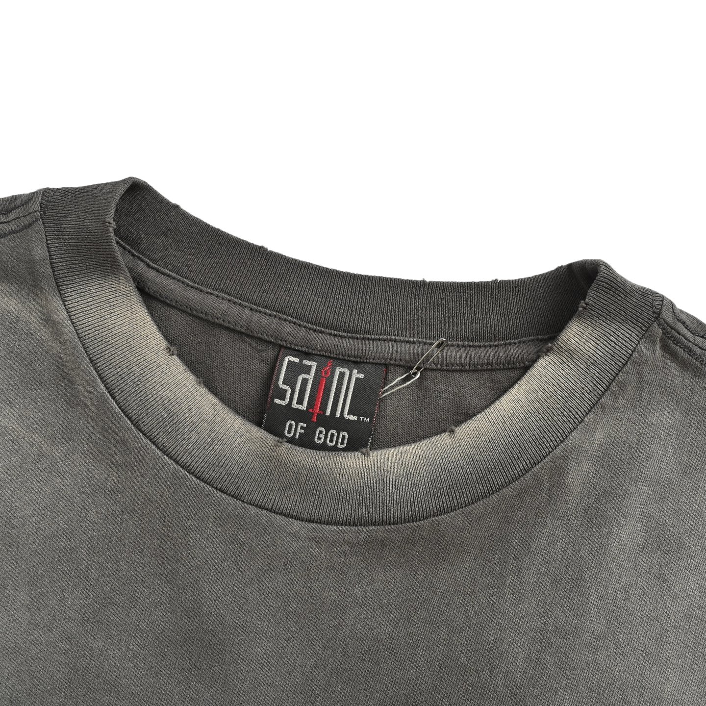 SAINT MICHAEL 25ss 祈祷准心印花短袖-Chinese UA Cheap High Quatity Brand Clothes Bags handbags Sneakers wholesale wholesaler seller from China Factory suppliers Fashion Clothing Shoes best Quality Beautiful Price SAINT MICHAEL 25ss 祈祷准心印花短袖