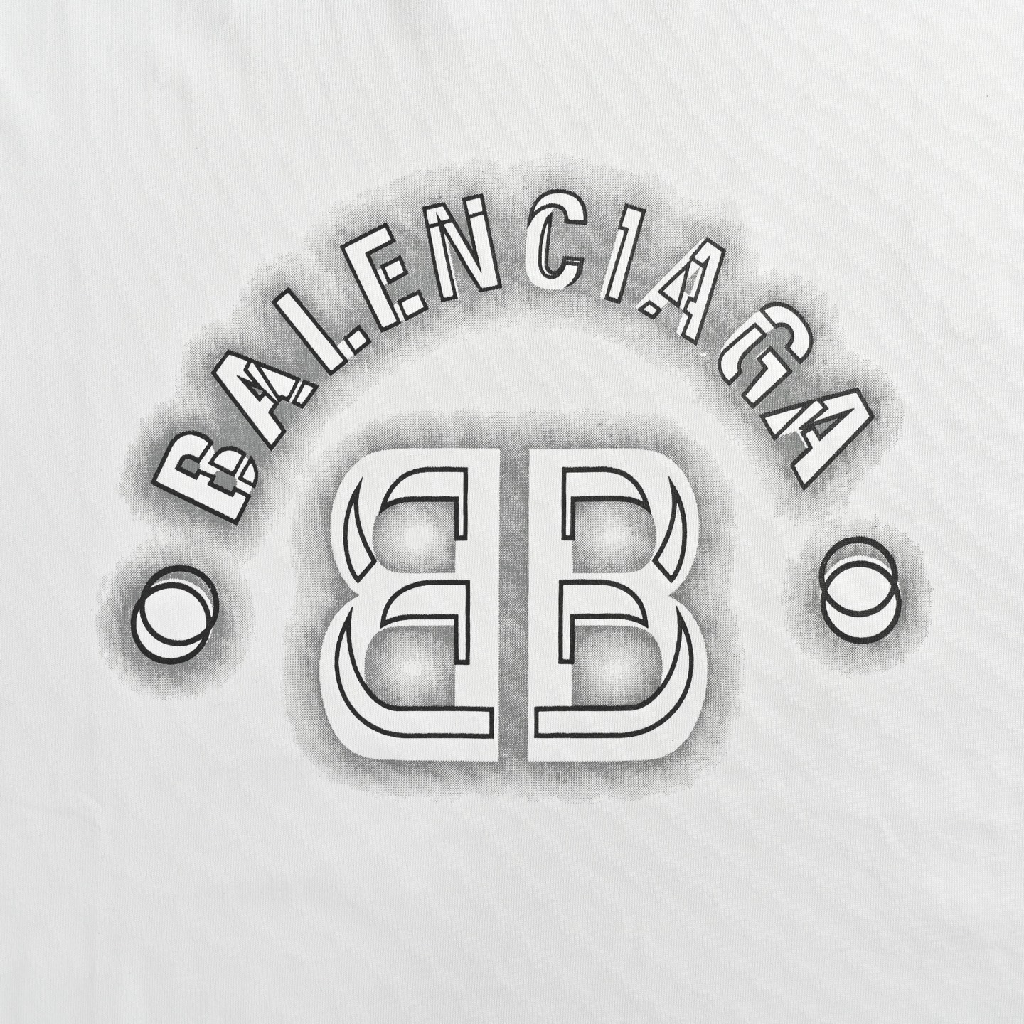 Balenciaga/巴黎世家 25ss 3D立体字母印花短袖