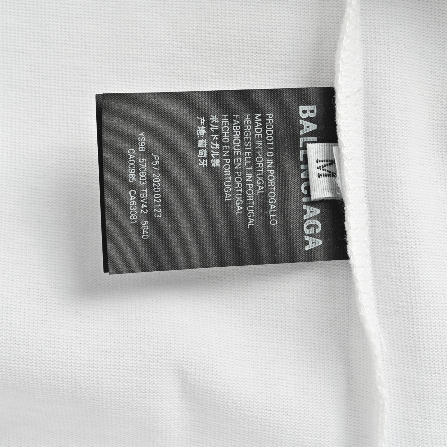 Balenciaga/巴黎世家 25ss 3D立体字母印花短袖