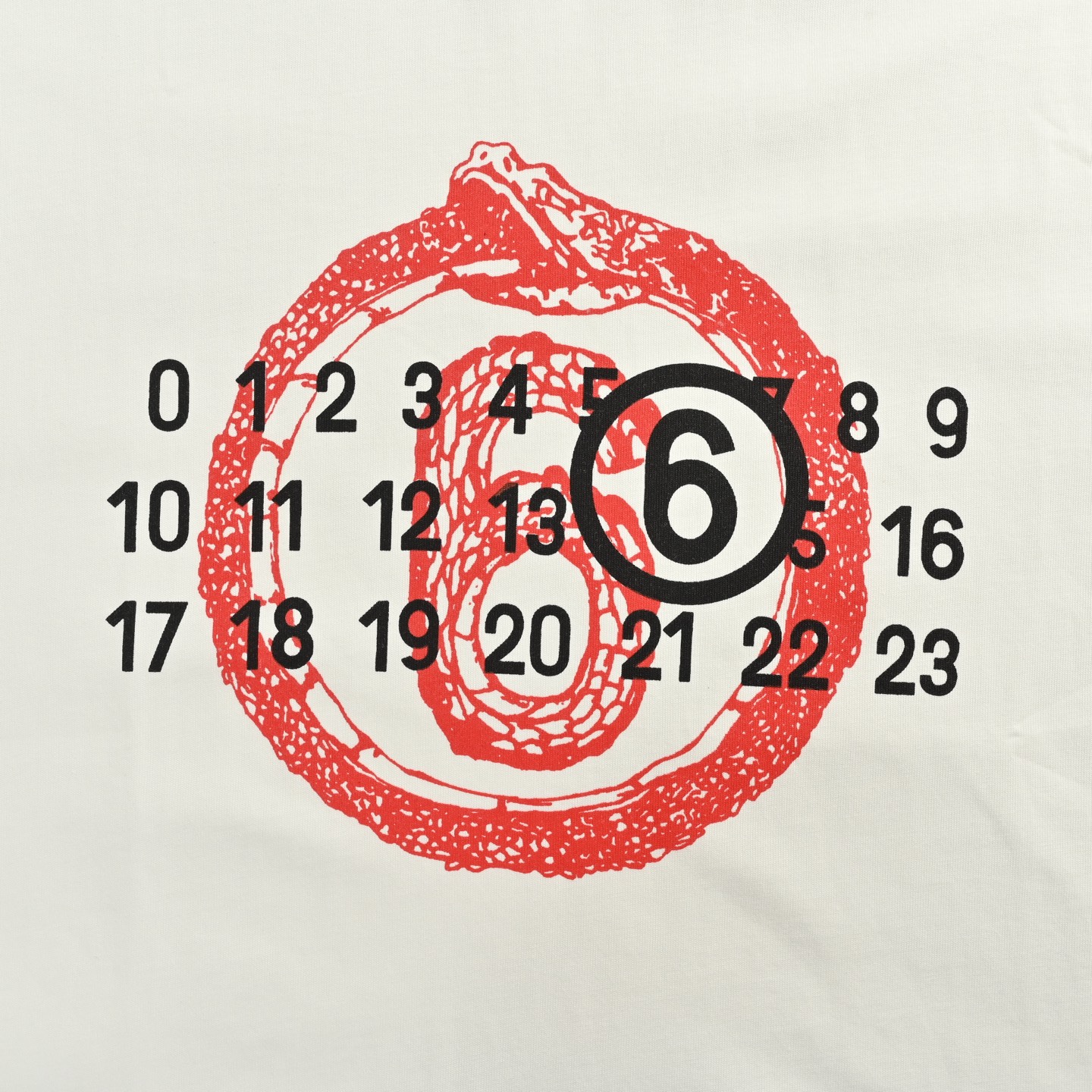 Maison Margiela/马吉拉 25ss 蛇年限定印花短袖