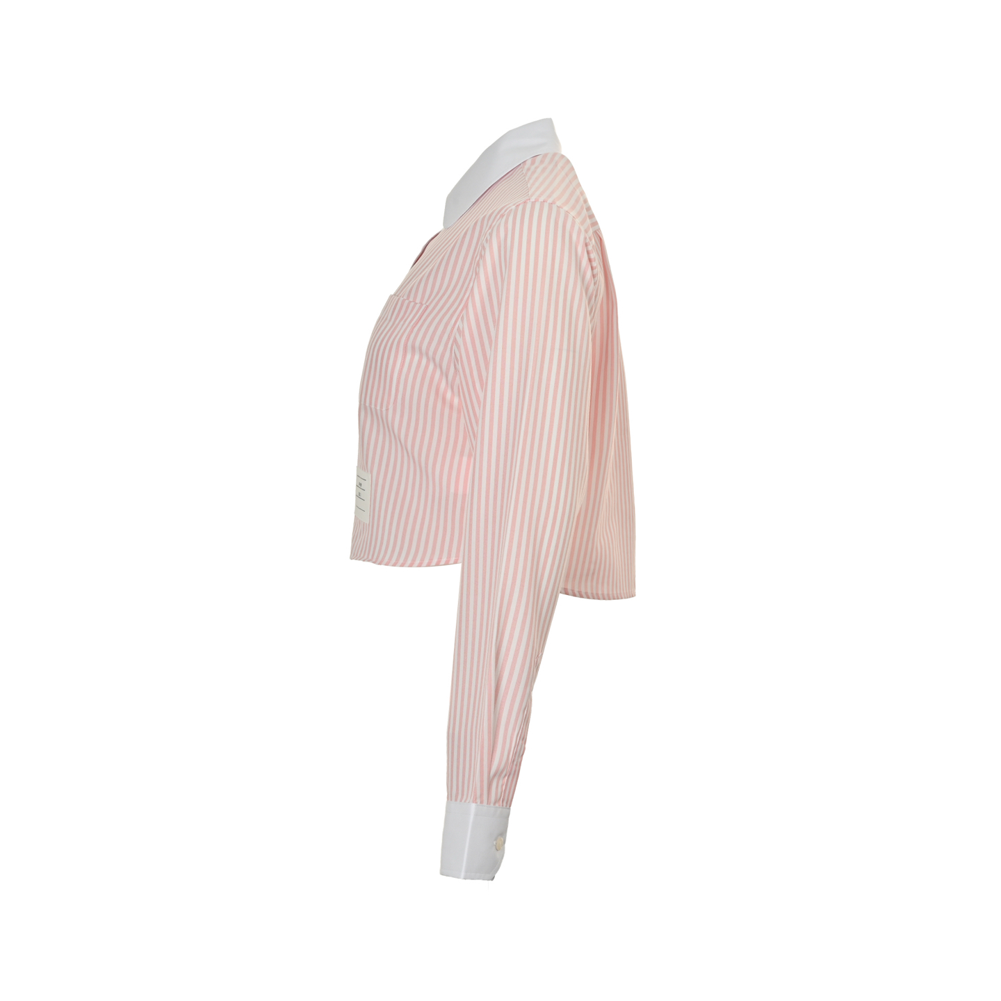 Thom Browne/汤姆布朗 25ss 粉条纹女士衬衫 tb牛津纺短袖色织条纹衬衣