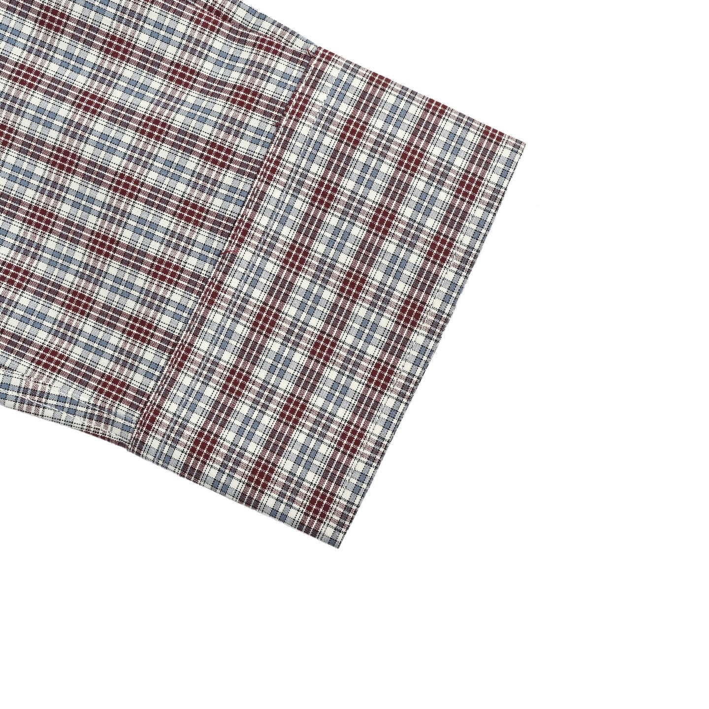 Miu Miu/缪缪 棕蓝细格纹长袖衬衫-Chinese UA Cheap High Quatity Brand Clothes Bags handbags Sneakers wholesale wholesaler seller from China Factory suppliers Fashion Clothing Shoes best Quality Beautiful Price Miu Miu/缪缪 棕蓝细格纹长袖衬衫