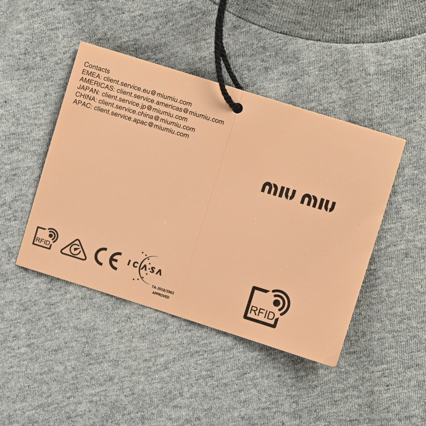 Miu Miu/缪缪 25ss 贴布绣字母logo短袖-Chinese UA Cheap High Quatity Brand Clothes Bags handbags Sneakers wholesale wholesaler seller from China Factory suppliers Fashion Clothing Shoes best Quality Beautiful Price Miu Miu/缪缪 25ss 贴布绣字母logo短袖