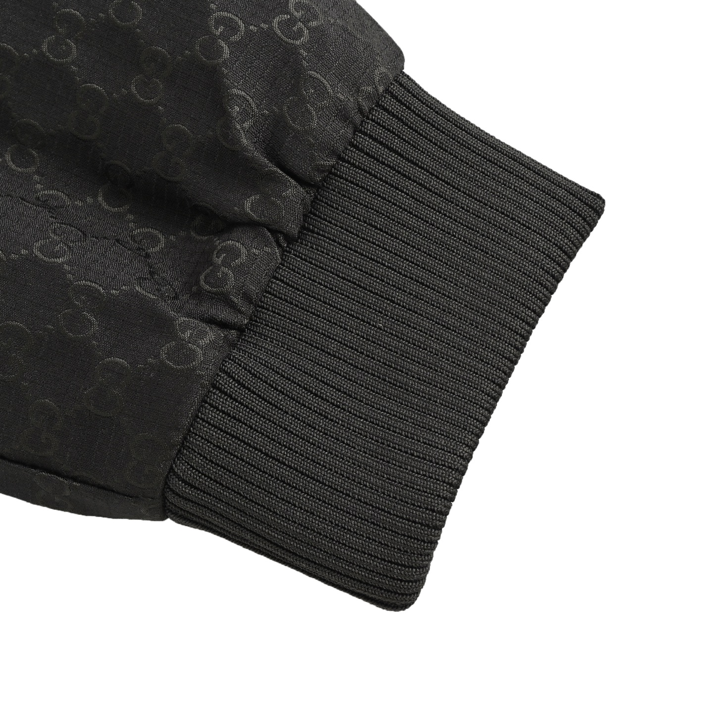 Gucci/古驰 25ss GG全印细格连帽拉链夹克外套