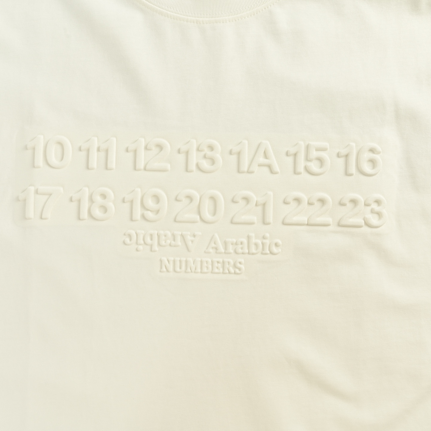 Maison Margiela/马吉拉 25ss 浮雕字母短袖-Chinese UA Cheap High Quatity Brand Clothes Bags handbags Sneakers wholesale wholesaler seller from China Factory suppliers Fashion Clothing Shoes best Quality Beautiful Price Maison Margiela/马吉拉 25ss 浮雕字母短袖