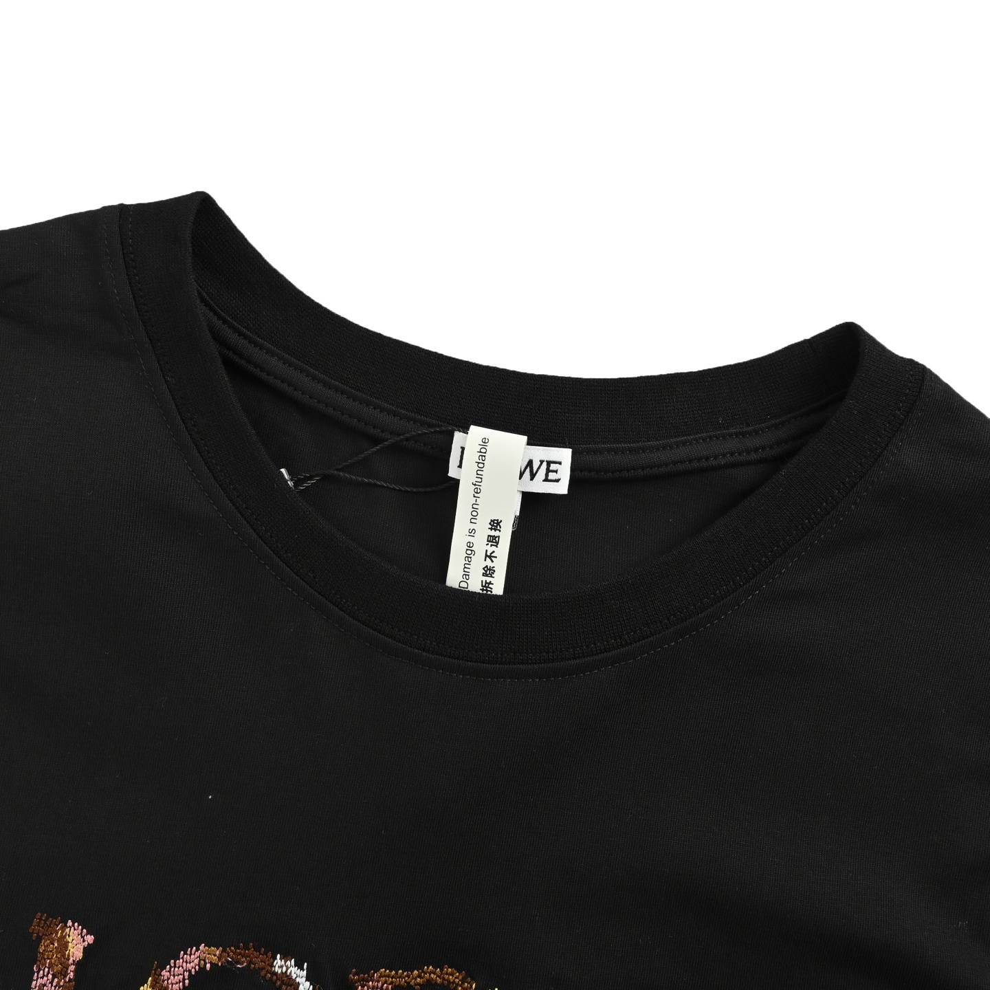 Loewe/罗意威 25ss 字母logo刺绣短袖