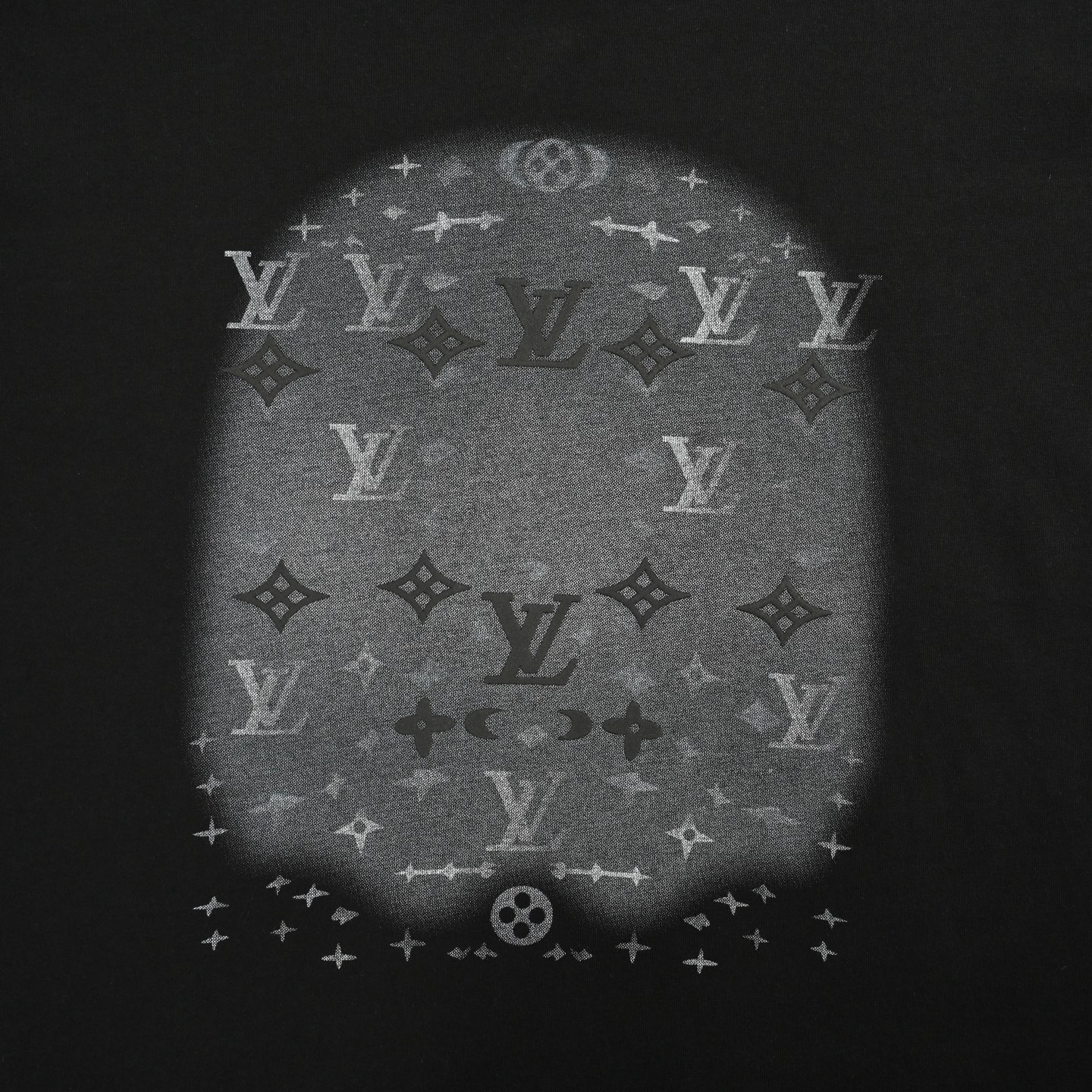 Louis Vuitton/路易威登 水墨渲染老花渐变印花短袖