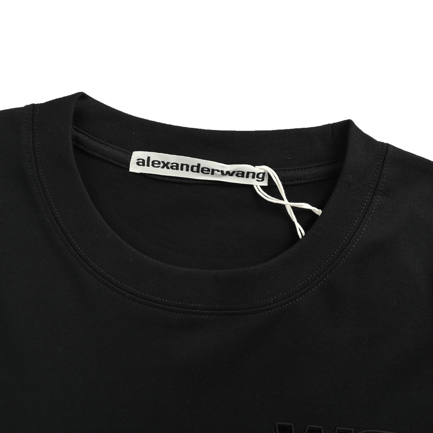 Alexander Wang/亚历山大王 25ss 植绒字母短袖-Chinese UA Cheap High Quatity Brand Clothes Bags handbags Sneakers wholesale wholesaler seller from China Factory suppliers Fashion Clothing Shoes best Quality Beautiful Price Alexander Wang/亚历山大王 25ss 植绒字母短袖