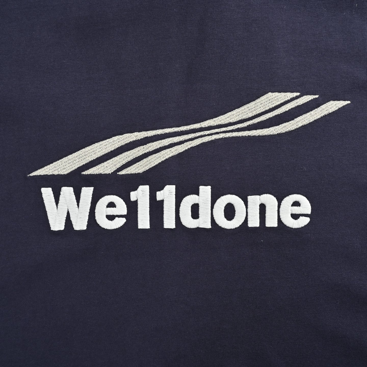 We11 Done 25ss 字母logo刺绣短袖 藏蓝 白色-Chinese UA Cheap High Quatity Brand Clothes Bags handbags Sneakers wholesale wholesaler seller from China Factory suppliers Fashion Clothing Shoes best Quality Beautiful Price We11 Done 25ss 字母logo刺绣短袖 藏蓝 白色