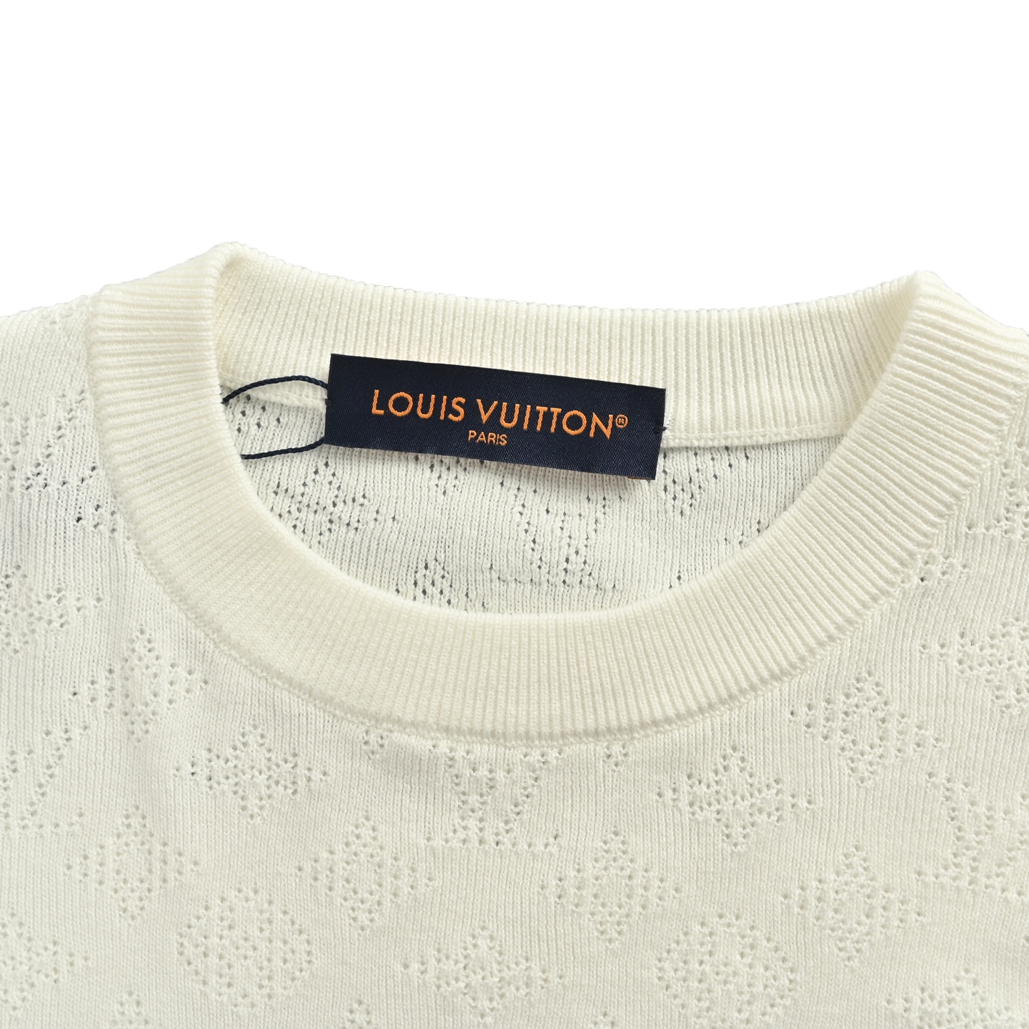 Louis Vuitton/路易威登 老花暗纹镂空针织毛衣