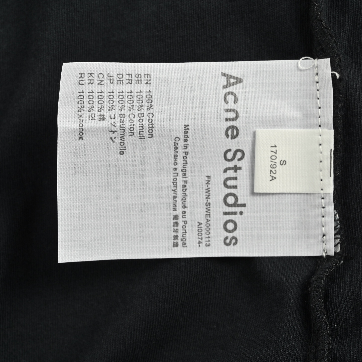 Acne Studios 1996字母印花做旧短袖 复古水洗磨破做旧版印花字母T恤-Chinese UA Cheap High Quatity Brand Clothes Bags handbags Sneakers wholesale wholesaler seller from China Factory suppliers Fashion Clothing Shoes best Quality Beautiful Price Acne Studios 1996字母印花做旧短袖 复古水洗磨破做旧版印花字母T恤