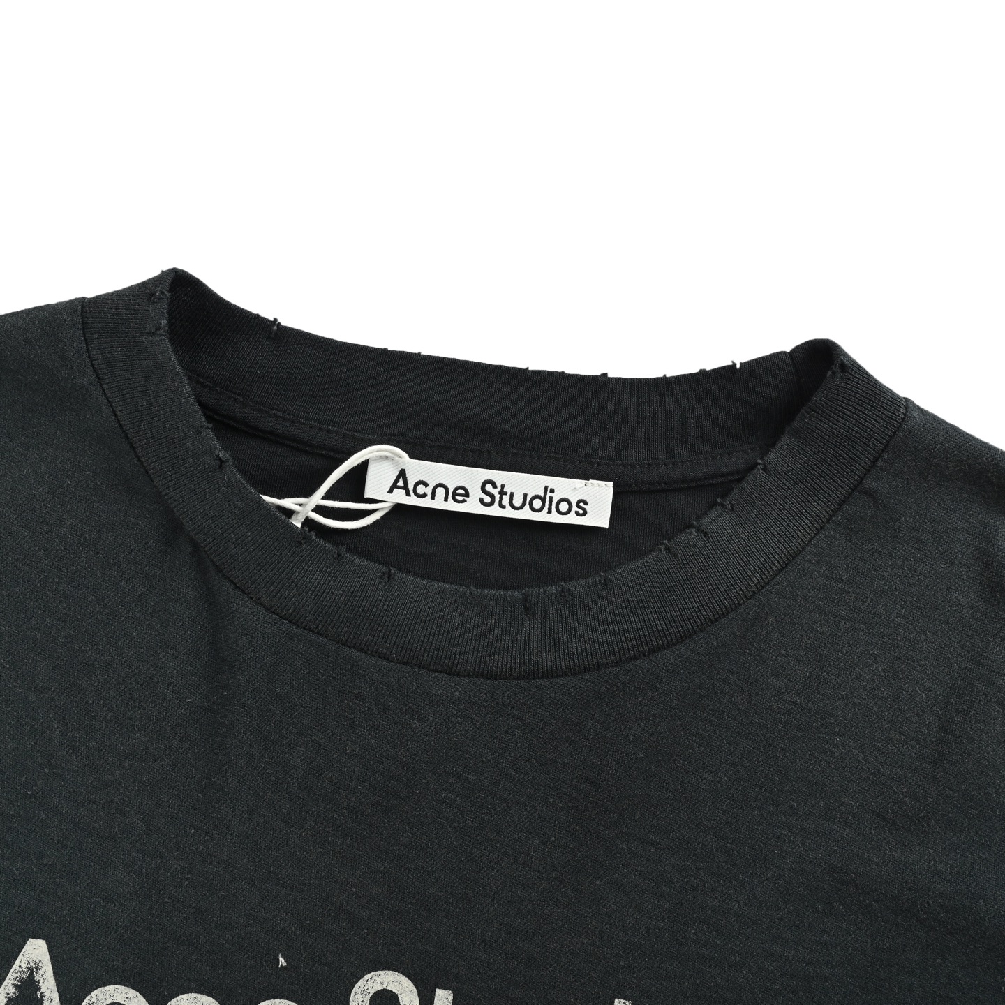 Acne Studios 1996字母印花做旧长袖T恤-Chinese UA Cheap High Quatity Brand Clothes Bags handbags Sneakers wholesale wholesaler seller from China Factory suppliers Fashion Clothing Shoes best Quality Beautiful Price Acne Studios 1996字母印花做旧长袖T恤