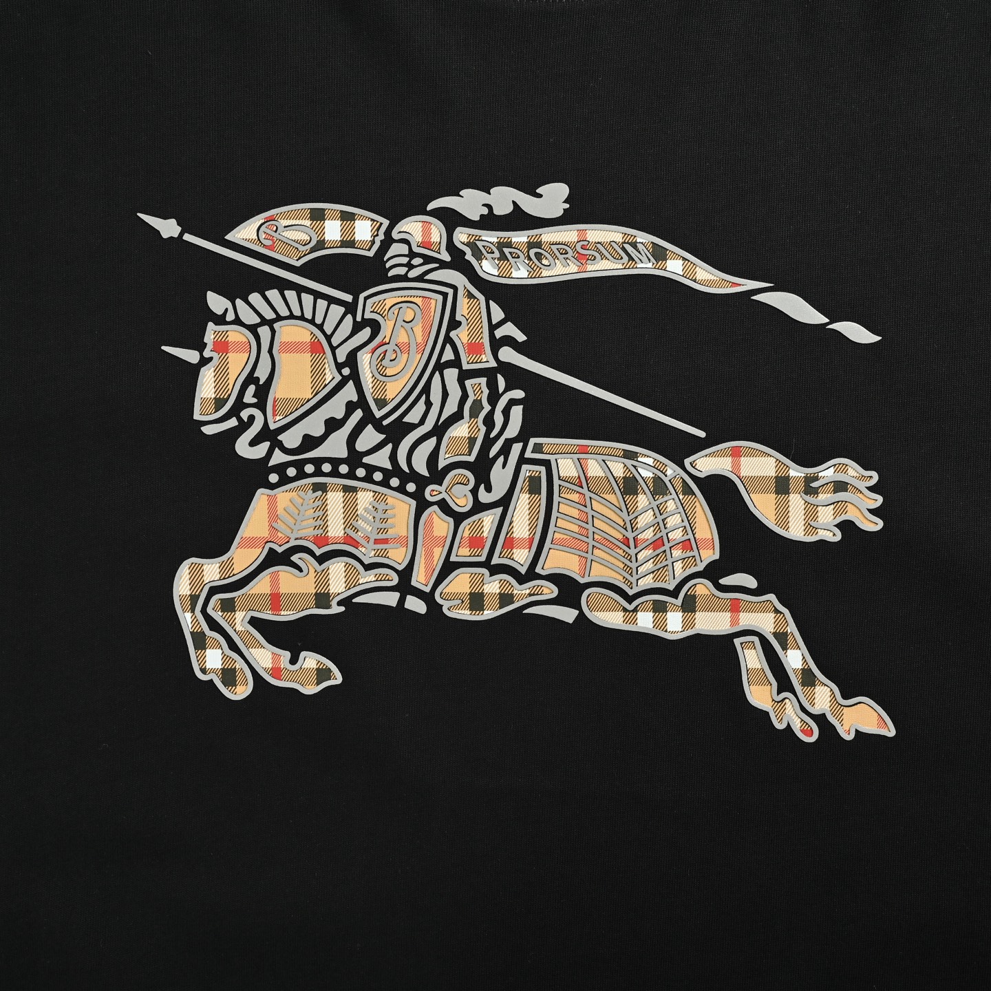 Burberry/巴宝莉 25ss 格子战马短袖