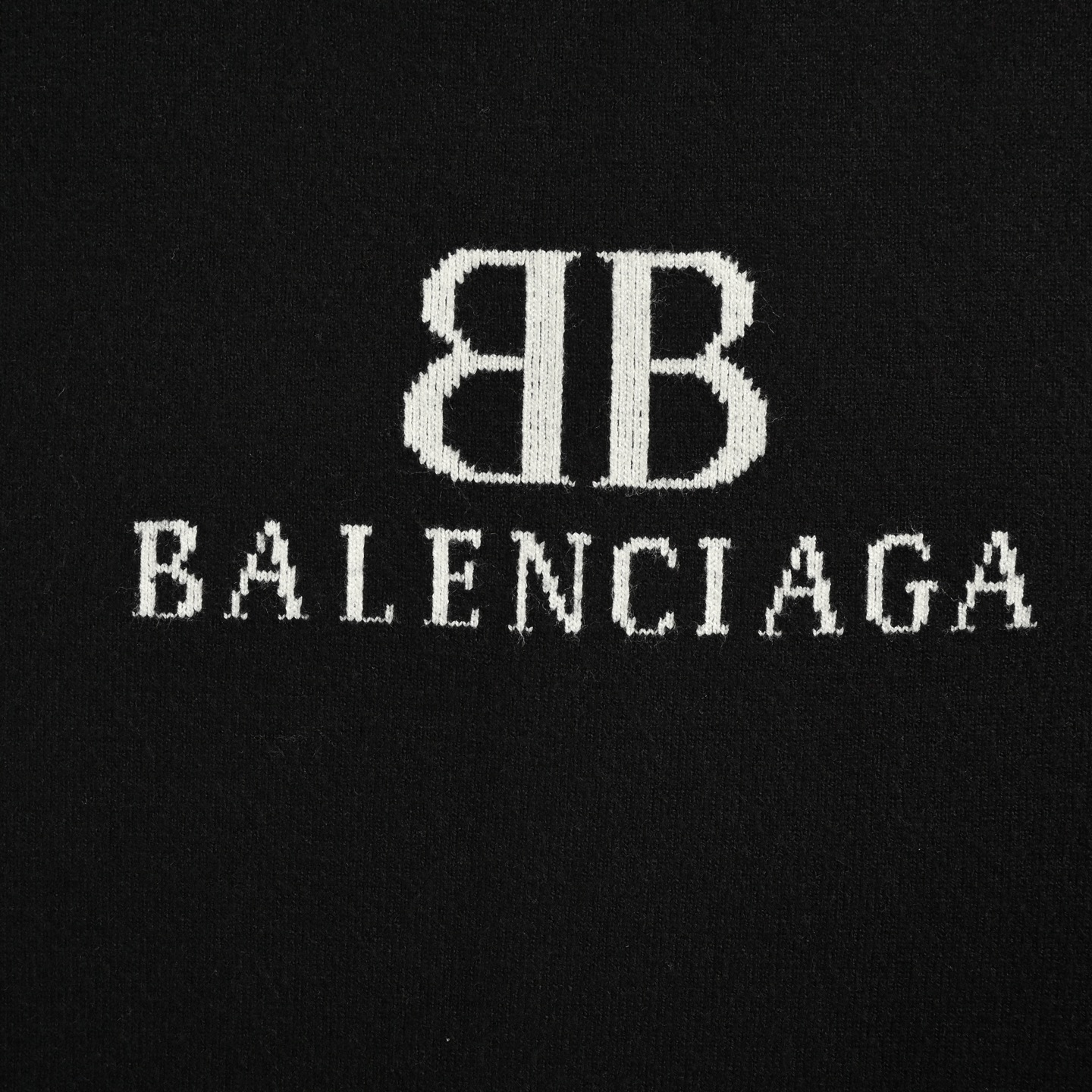 Balenciaga/巴黎世家 双B提花针织毛衣