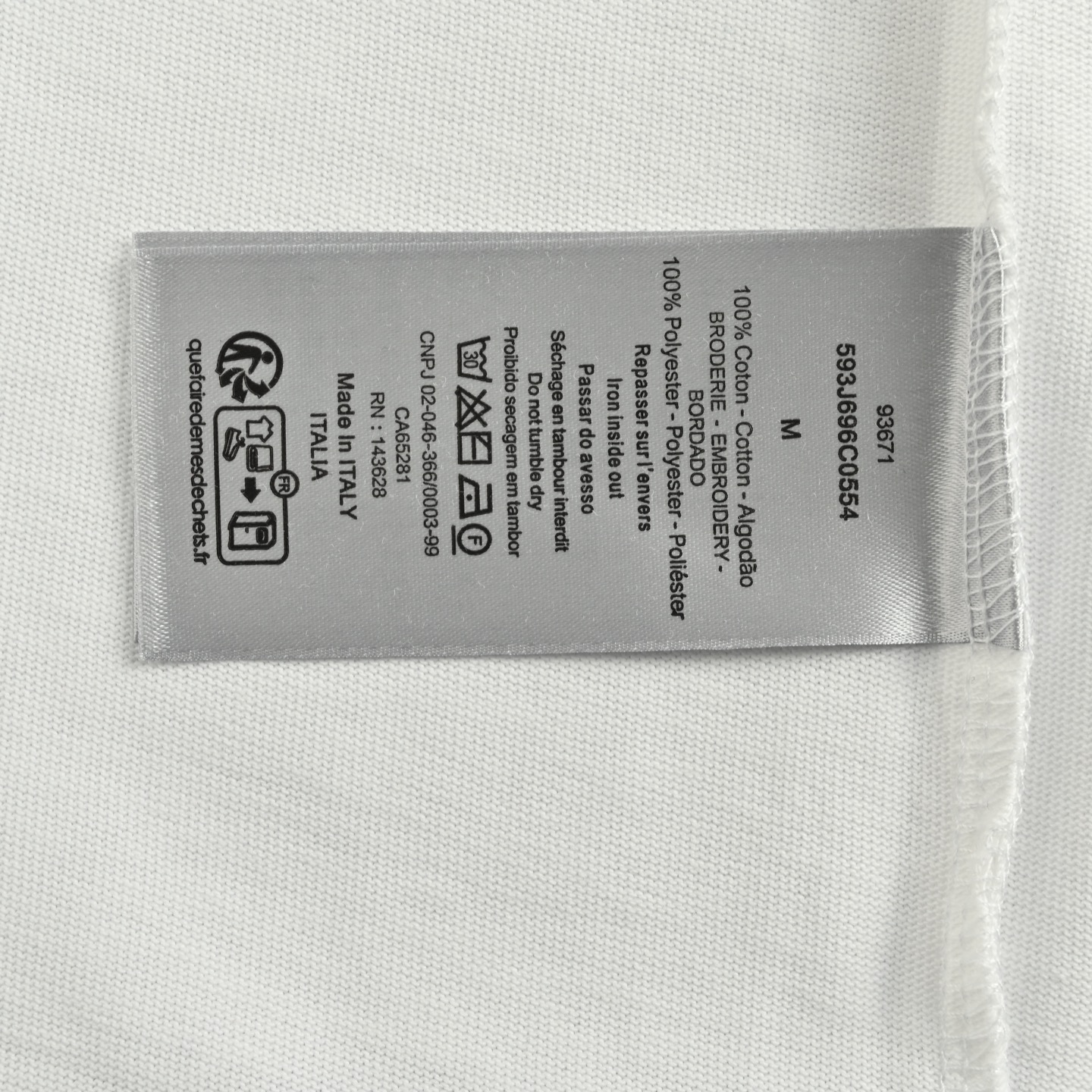 Dior/迪奥 25ss 字母提花螺纹领口短袖-Chinese UA Cheap High Quatity Brand Clothes Bags handbags Sneakers wholesale wholesaler seller from China Factory suppliers Fashion Clothing Shoes best Quality Beautiful Price Dior/迪奥 25ss 字母提花螺纹领口短袖