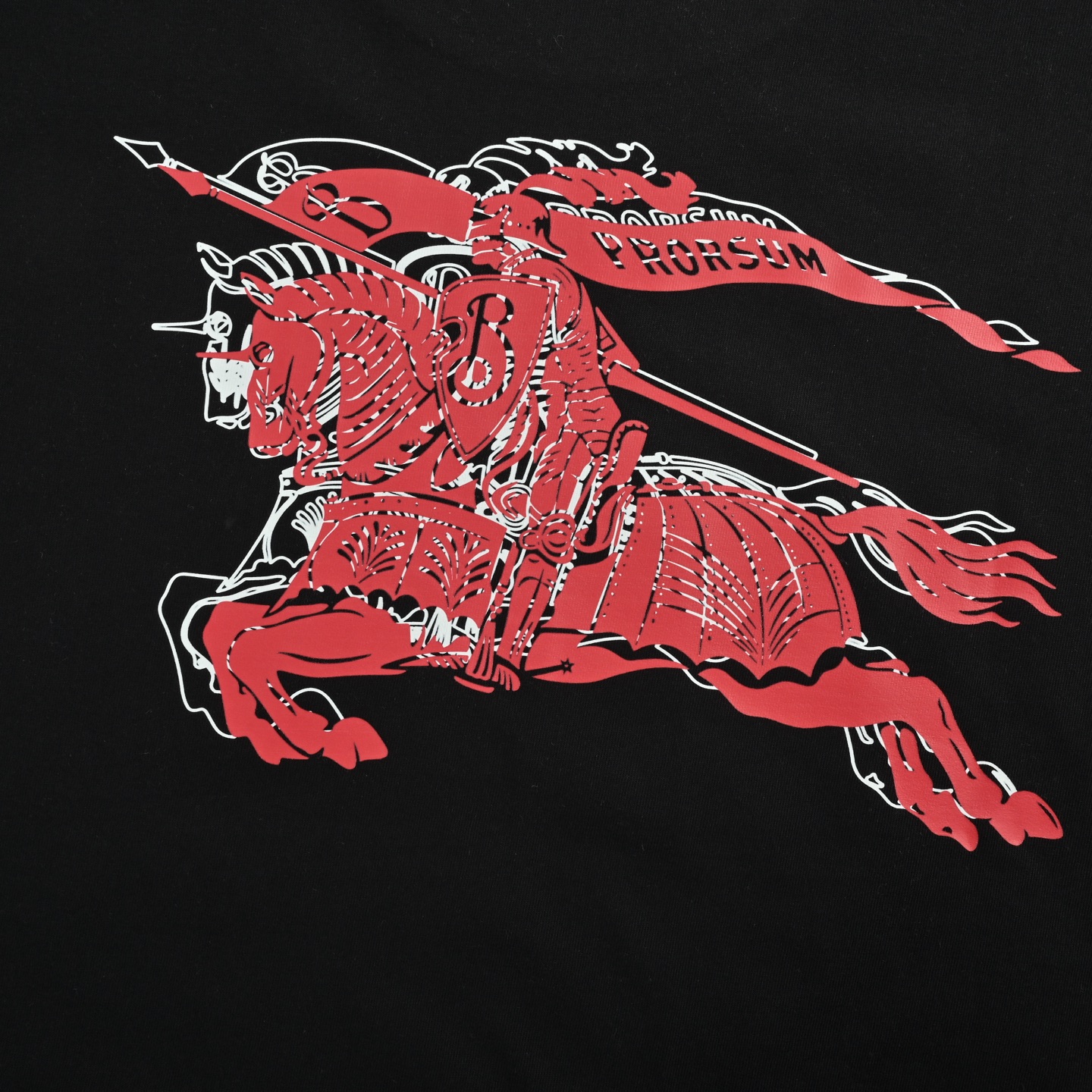 Burberry/巴宝莉 25ss 重叠战马logo印花短袖-Chinese UA Cheap High Quatity Brand Clothes Bags handbags Sneakers wholesale wholesaler seller from China Factory suppliers Fashion Clothing Shoes best Quality Beautiful Price Burberry/巴宝莉 25ss 重叠战马logo印花短袖