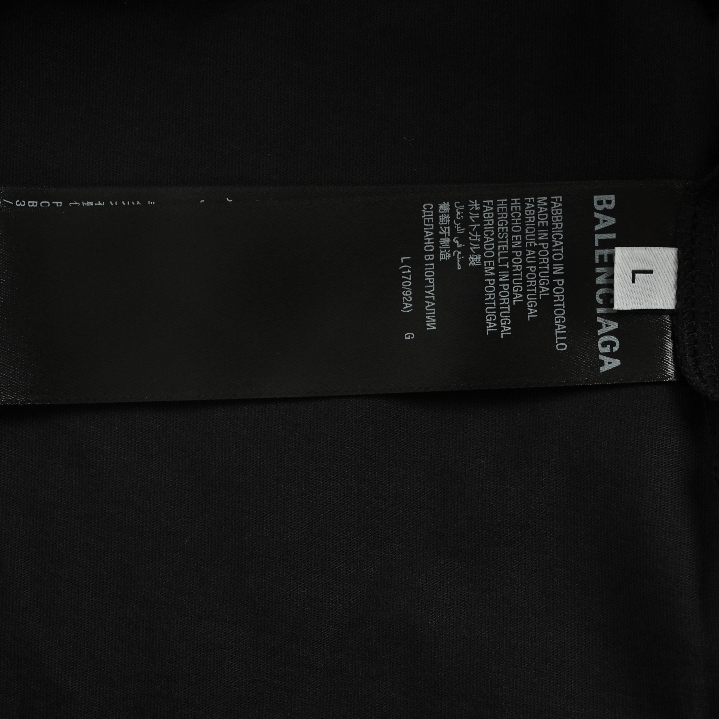 Balebciaga/巴黎世家 25ss 前后刺绣字母短袖